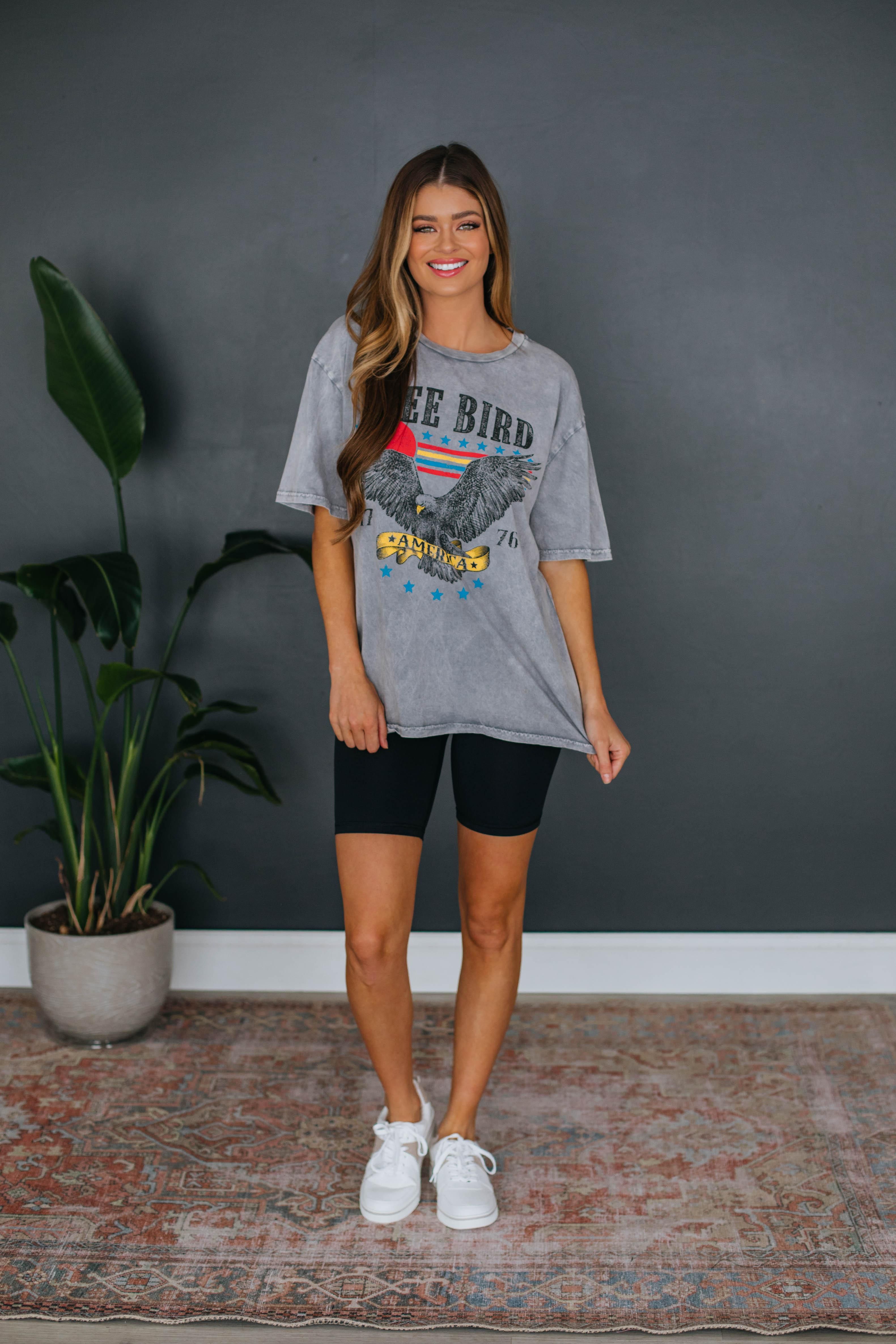 Eden Crossover Biker Shorts - Black sold by Wild Oak Boutique product image thumbnail 4