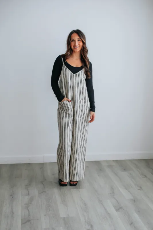 Kash Linen Jumpsuit sold by Wild Oak Boutique