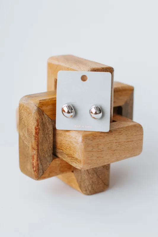 Judson Mini Earrings - Silver sold by Wild Oak Boutique