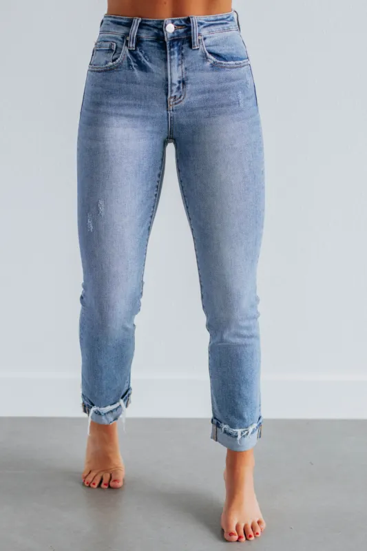 Monica Risen Jeans - Medium Wash sold by Wild Oak Boutique