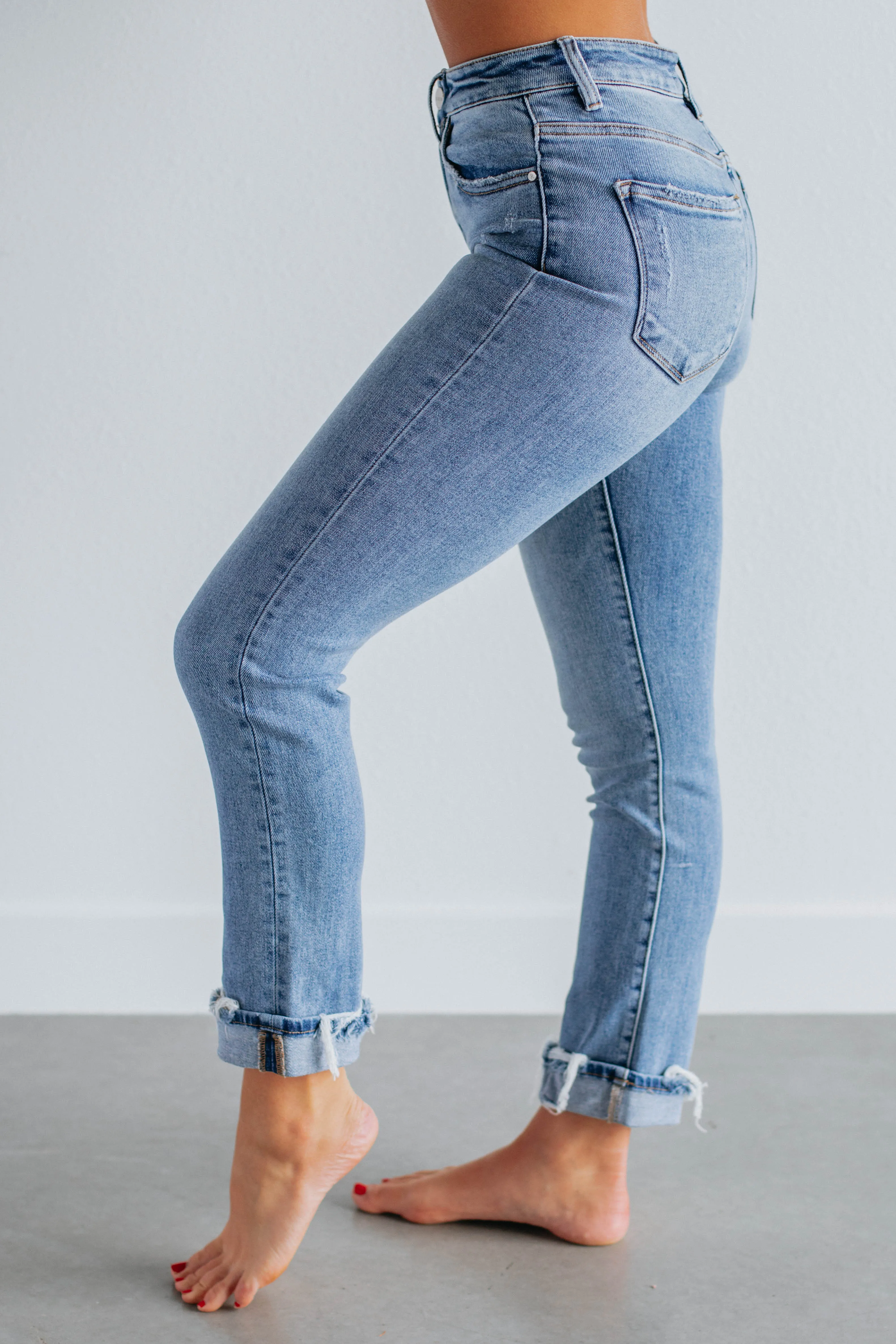 Monica Risen Jeans - Medium Wash sold by Wild Oak Boutique product image thumbnail 2