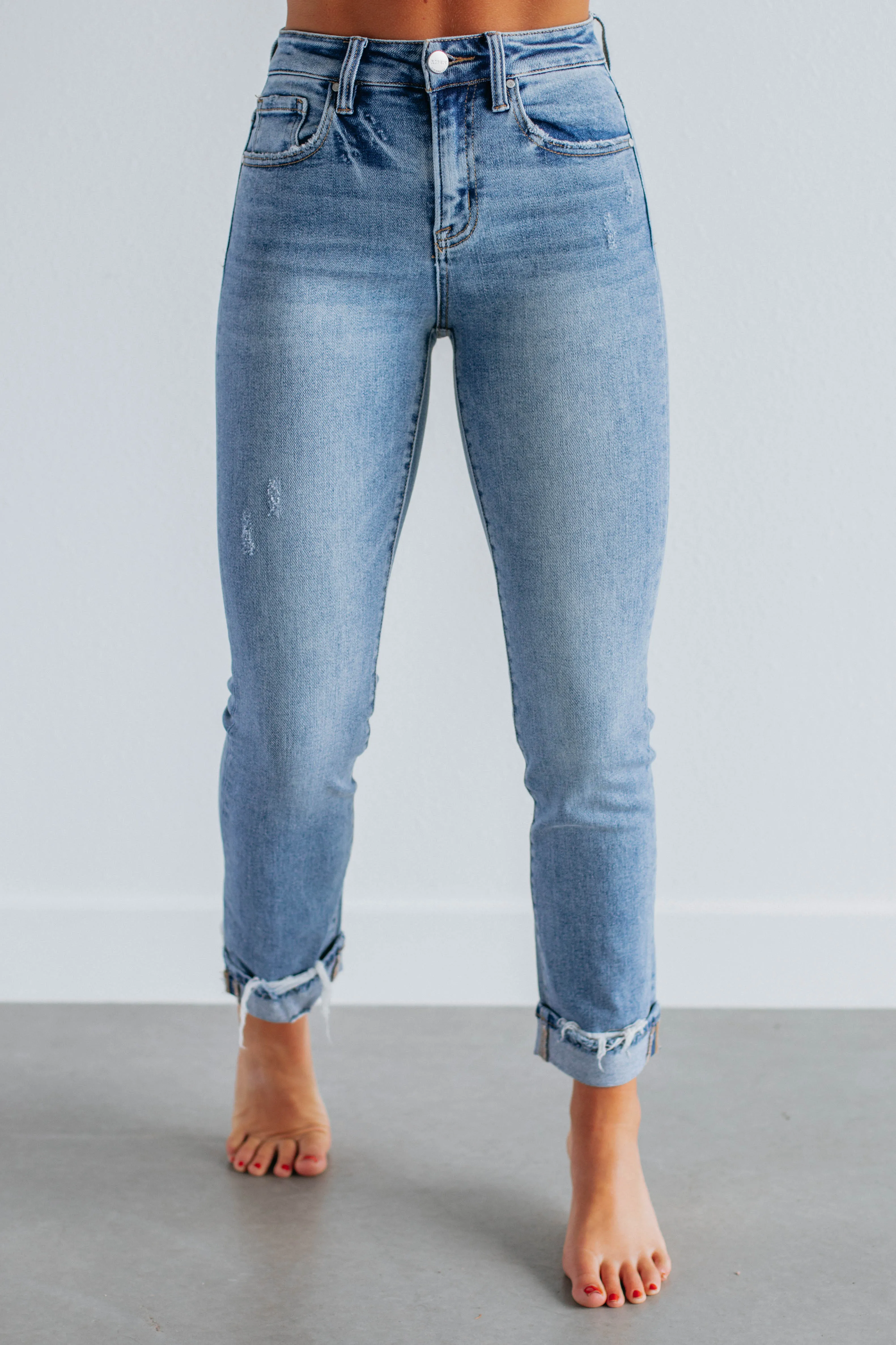 Monica Risen Jeans - Medium Wash sold by Wild Oak Boutique product image thumbnail 5