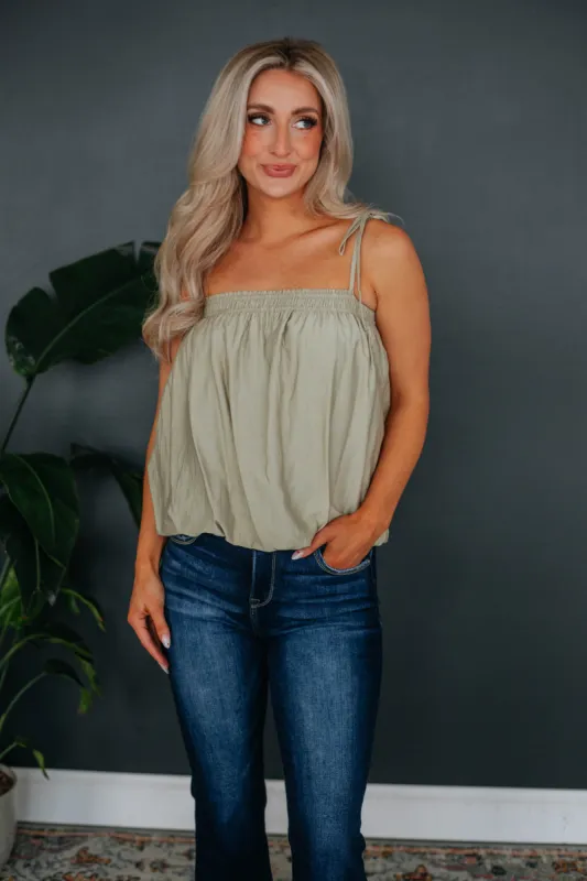 Magnolia Tank - Artichoke sold by Wild Oak Boutique