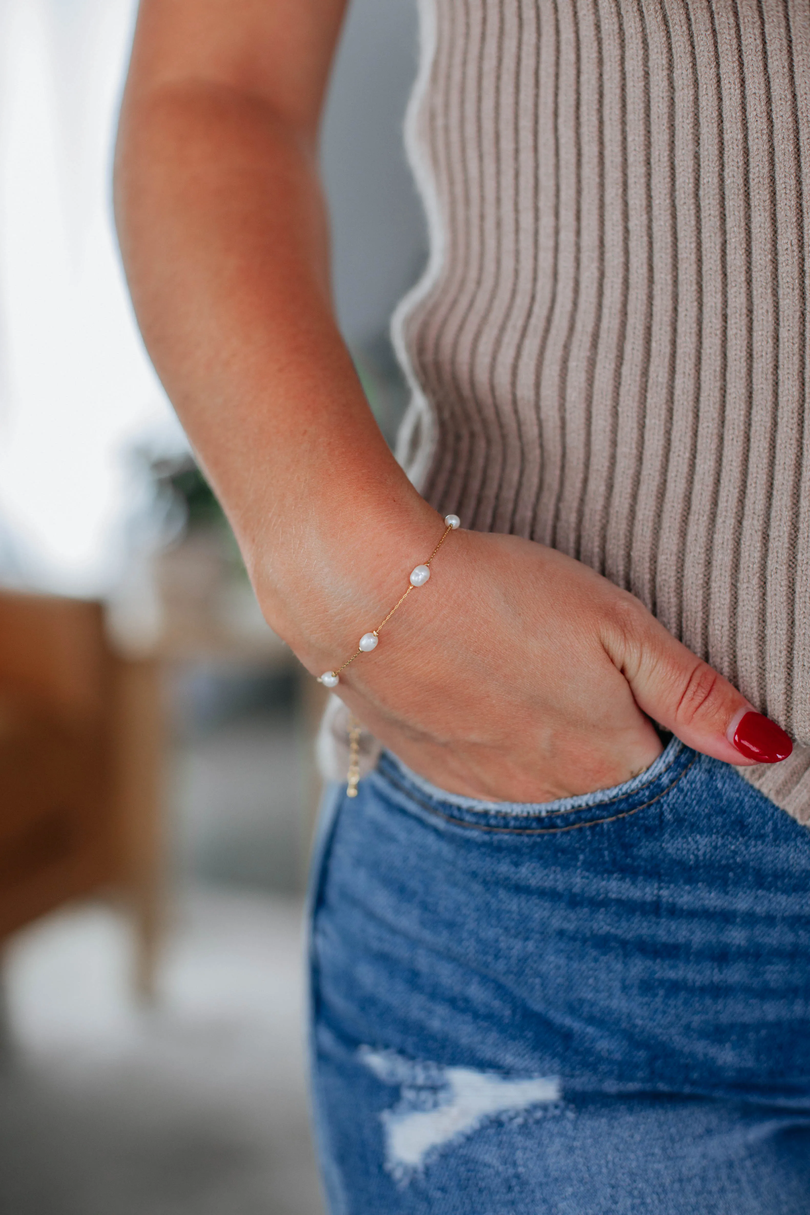 Miata Pearl Bracelet sold by Wild Oak Boutique