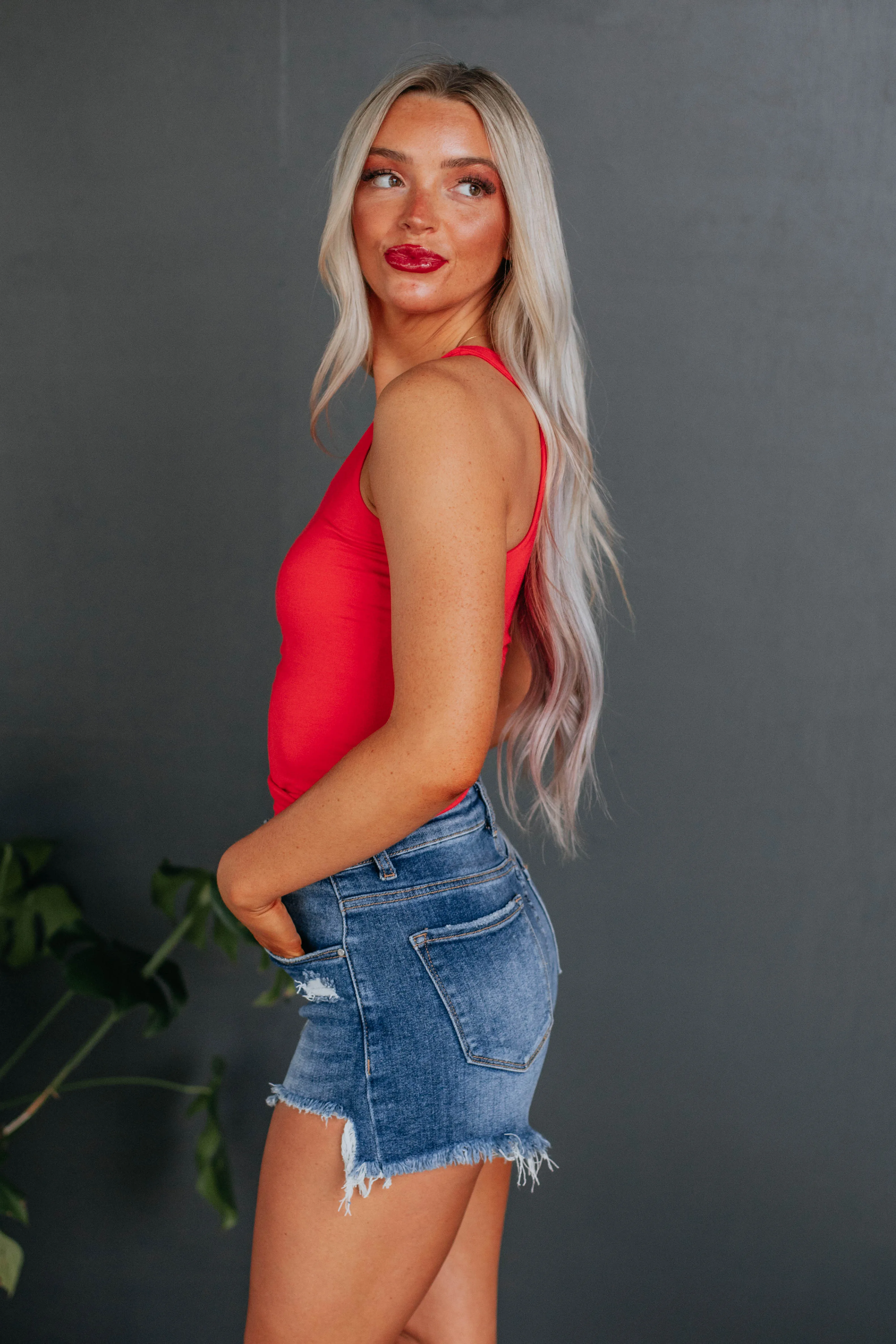 Summertime Fine Tank - Poppy sold by Wild Oak Boutique product image thumbnail 4