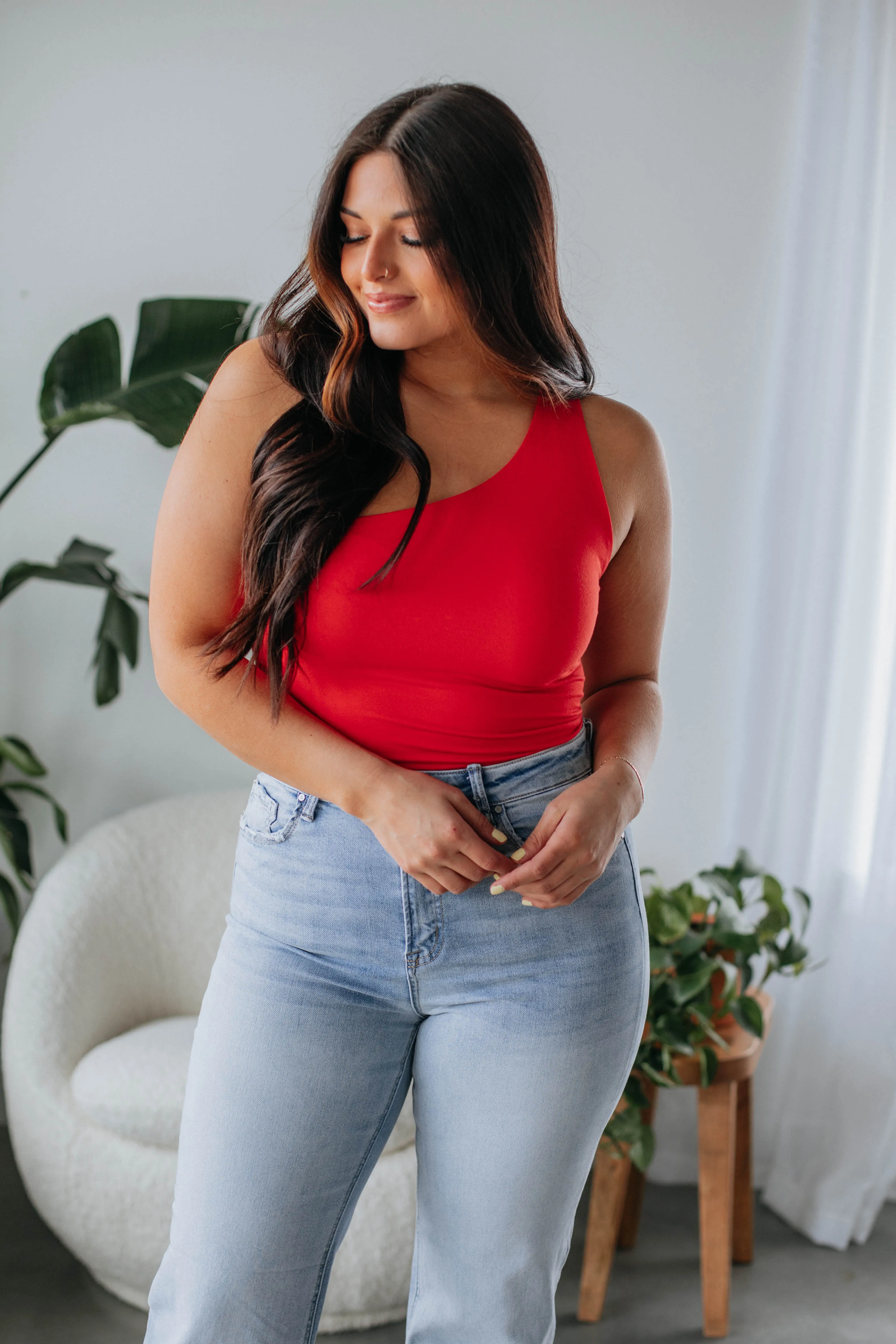 Summertime Fine Tank - Poppy sold by Wild Oak Boutique product image thumbnail 5