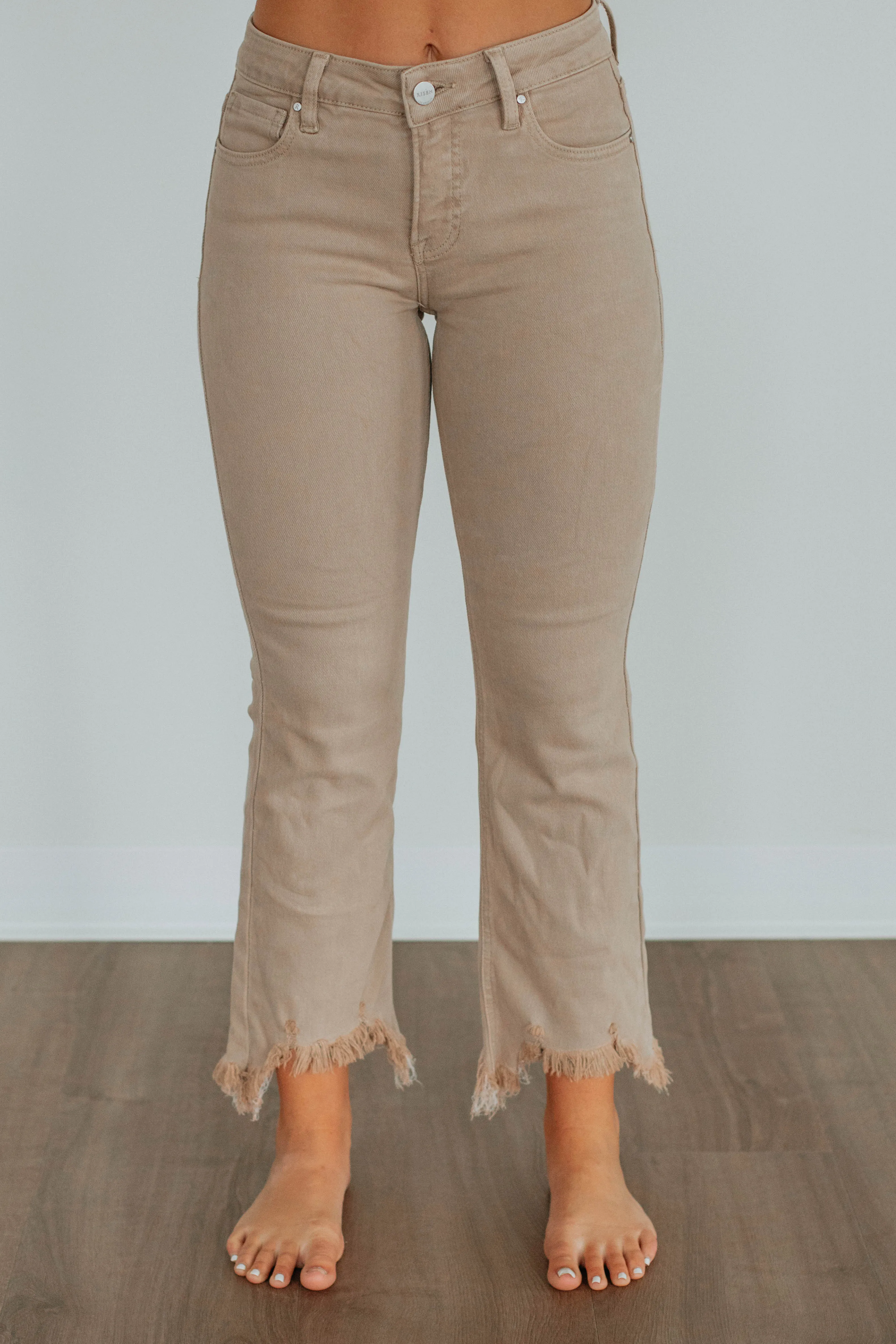Neona Risen Jeans - Taupe sold by Wild Oak Boutique product image thumbnail 3