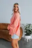 Chelsea Mock Neck Sweater - Watermelon sold by Wild Oak Boutique