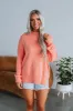 Chelsea Mock Neck Sweater - Watermelon sold by Wild Oak Boutique