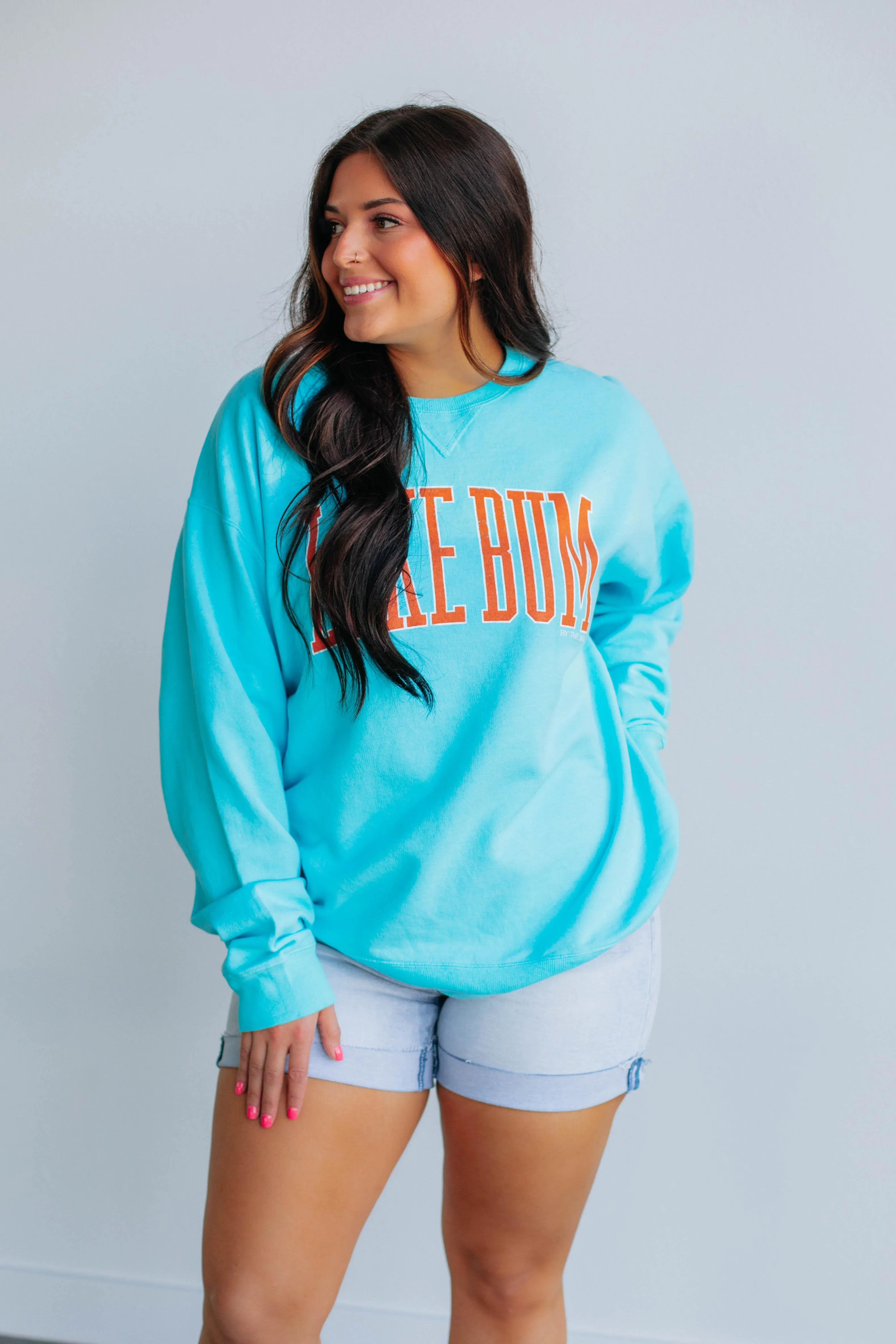 Lake Bum Graphic Crewneck sold by Wild Oak Boutique product image thumbnail 4