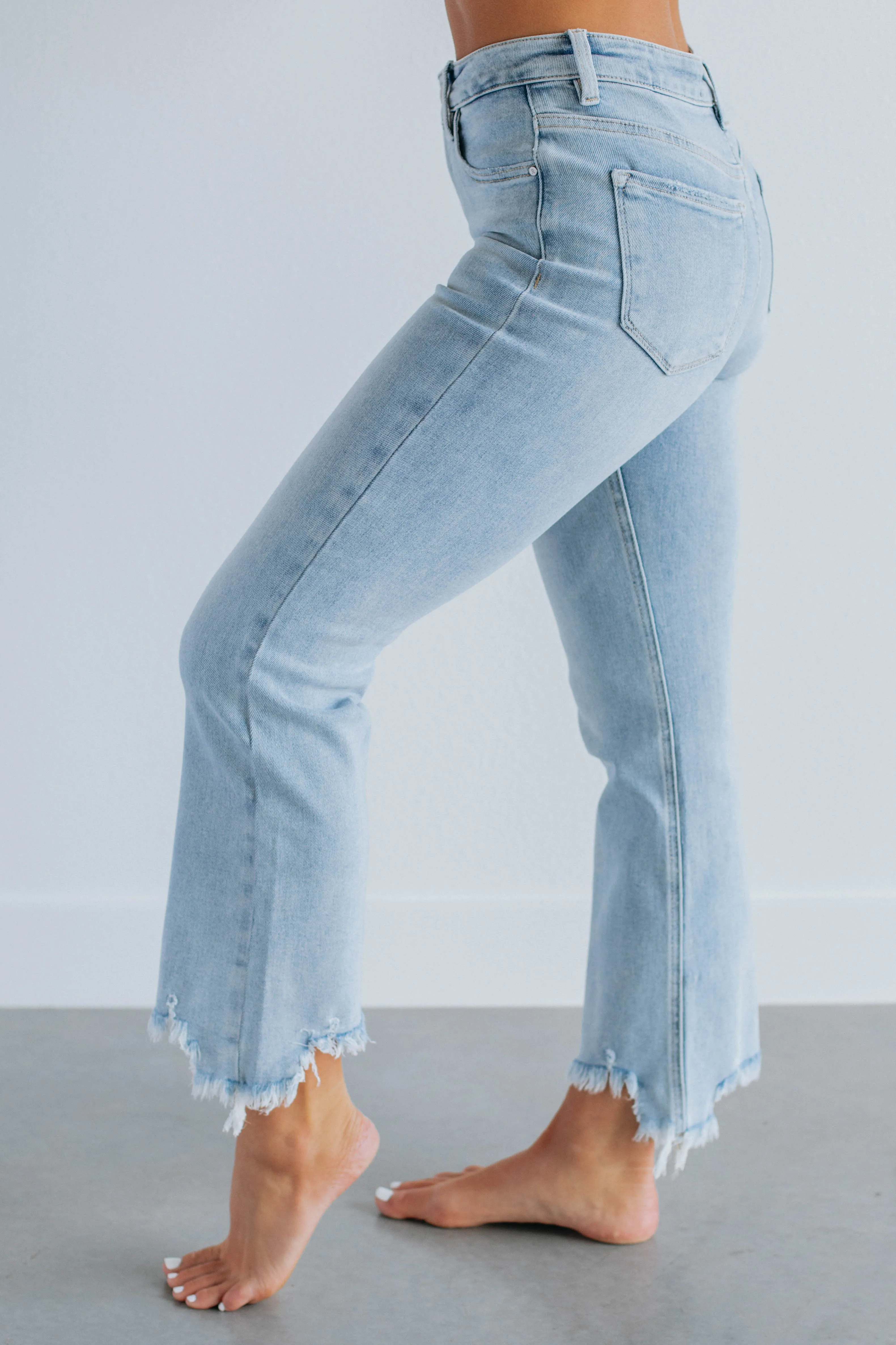 Neona Risen Jeans - Light Wash sold by Wild Oak Boutique product image thumbnail 2