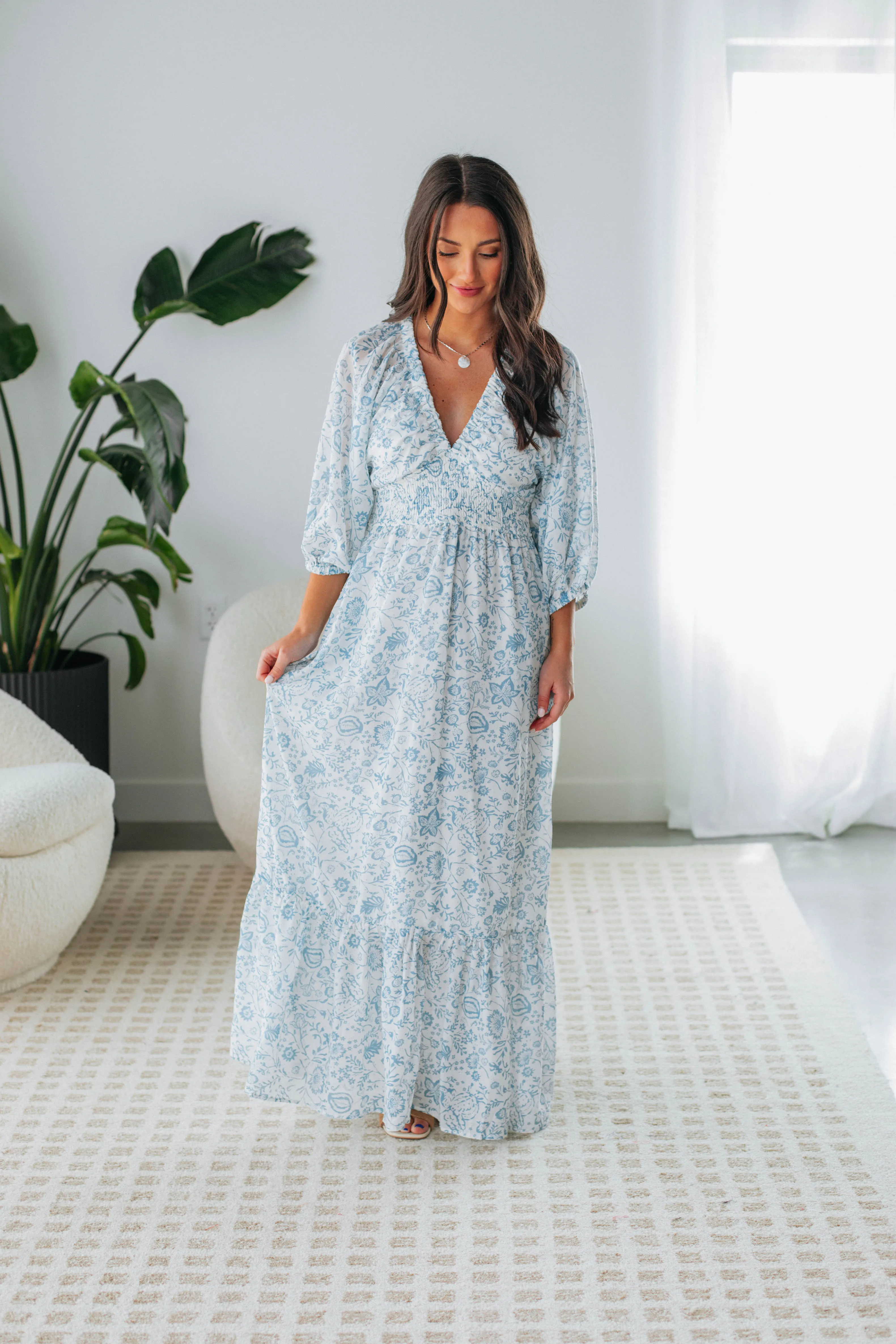 Brianna Maxi Dress sold by Wild Oak Boutique