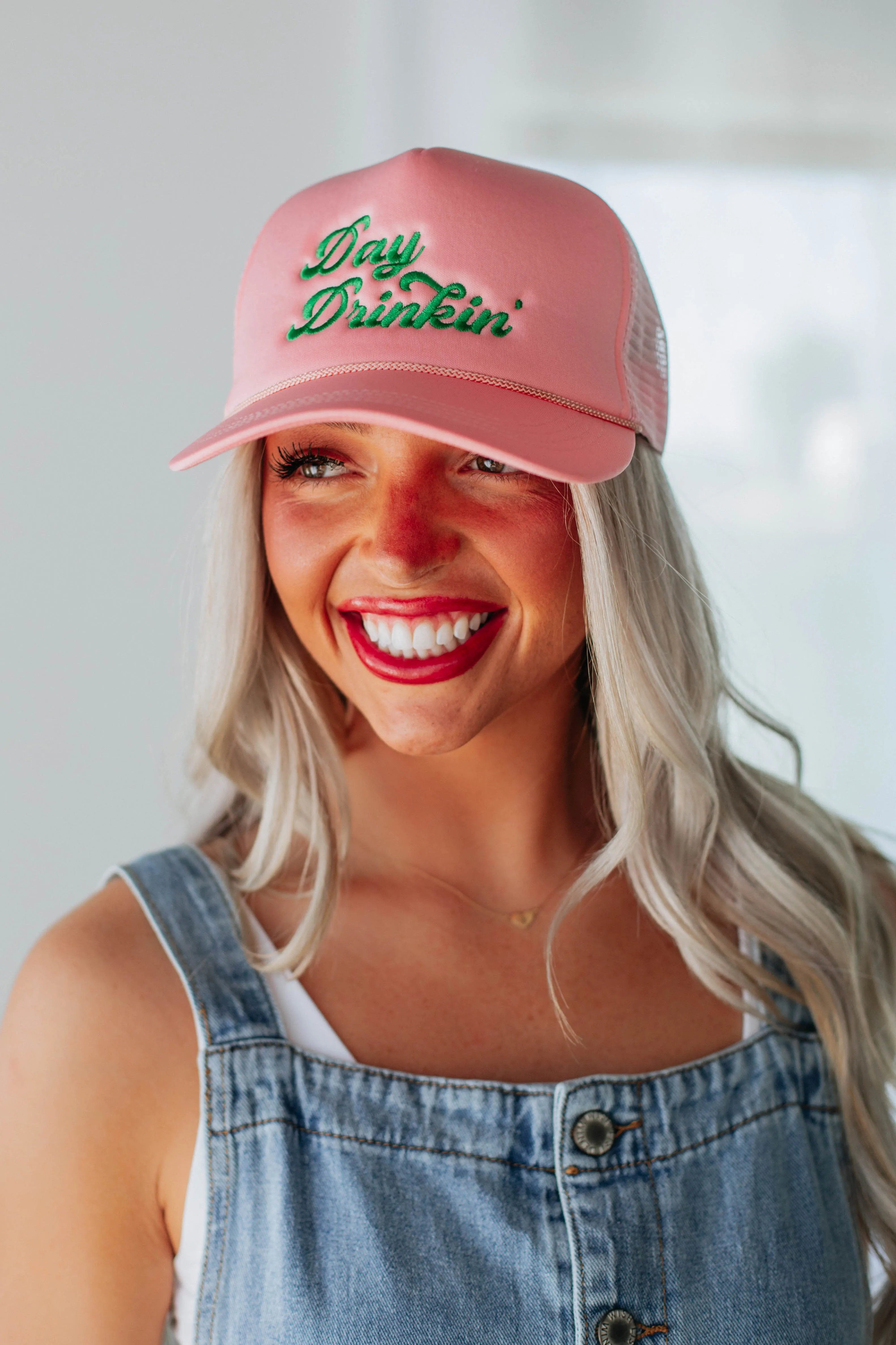 Day Drinkin' Trucker Hat - Flamingo sold by Wild Oak Boutique product image thumbnail 2