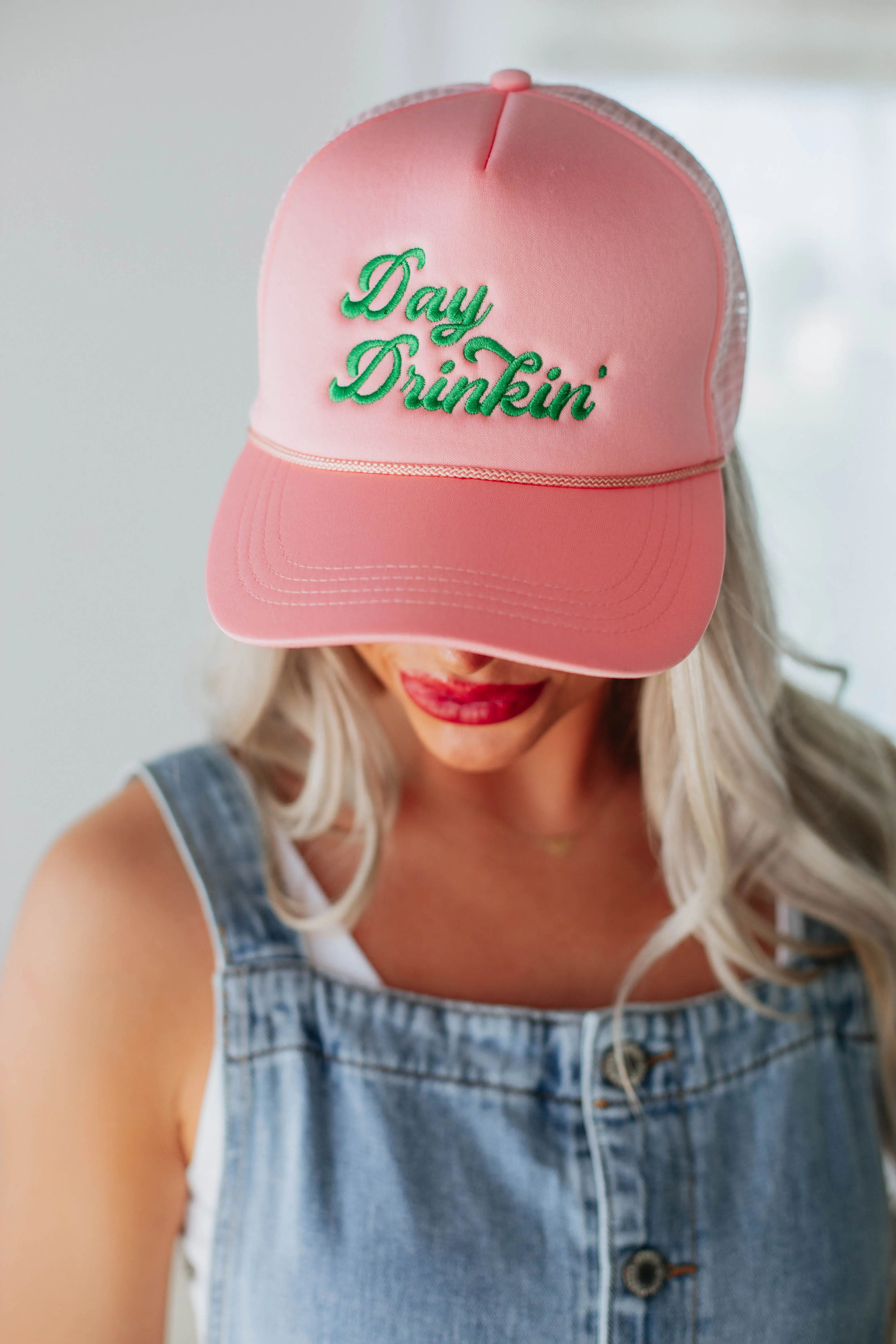 Day Drinkin' Trucker Hat - Flamingo sold by Wild Oak Boutique product image thumbnail 3