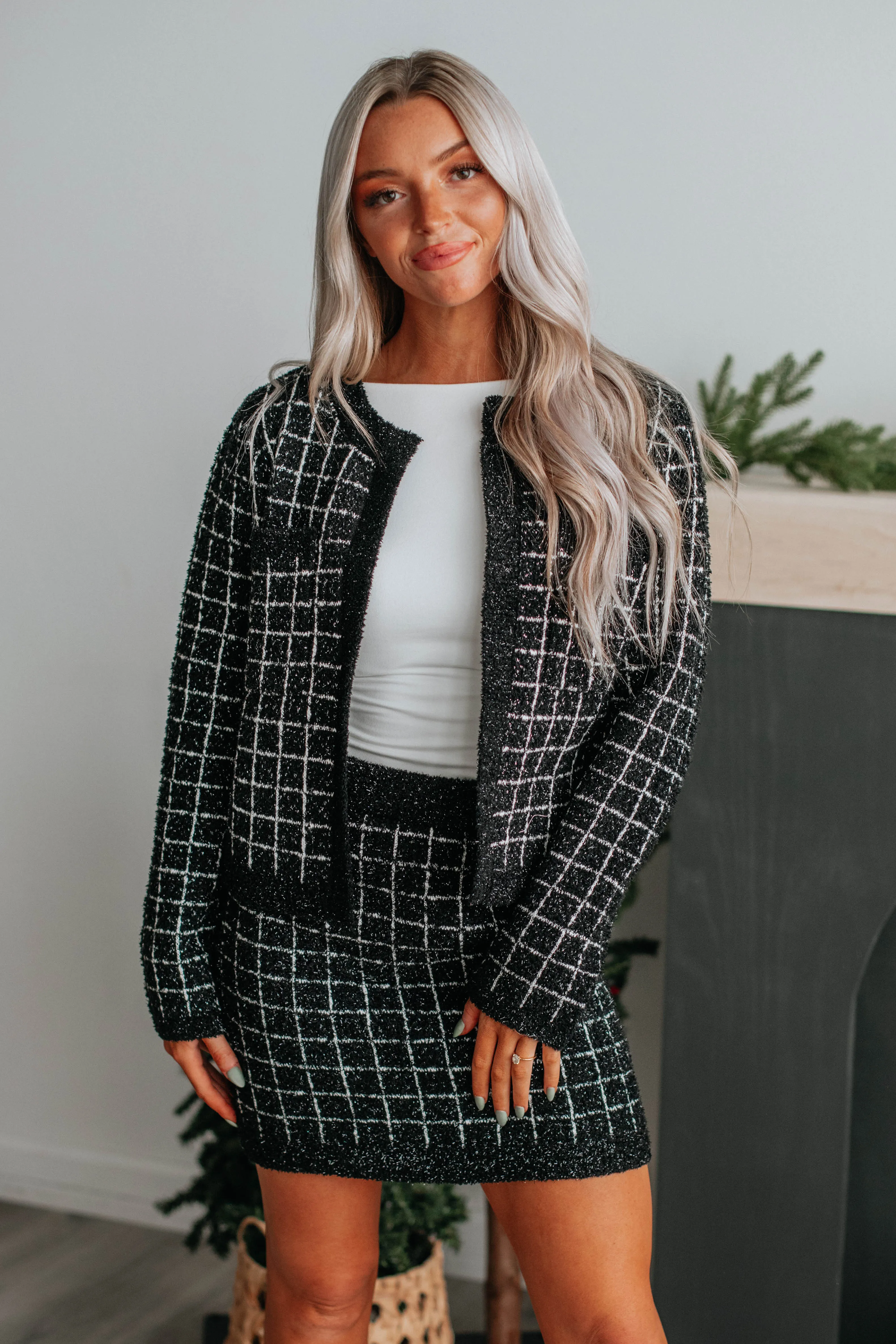 Checking It Twice Cardigan sold by Wild Oak Boutique