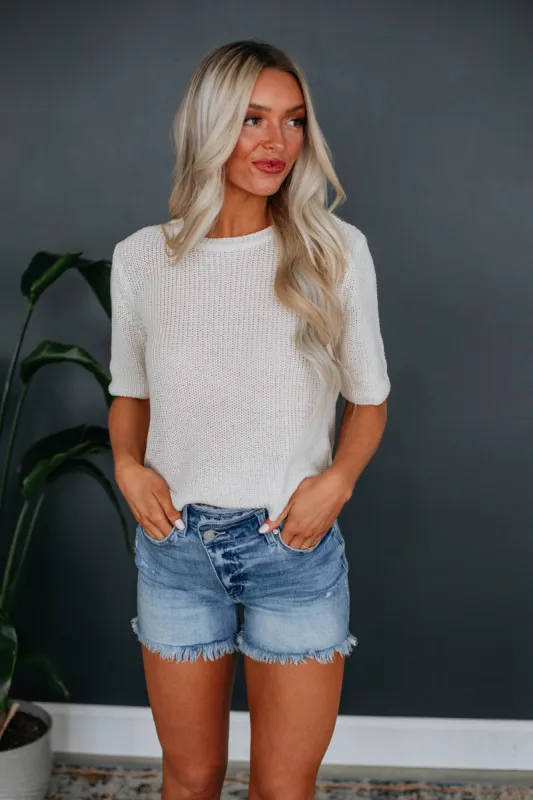 Ramia Knit Top - Natural sold by Wild Oak Boutique