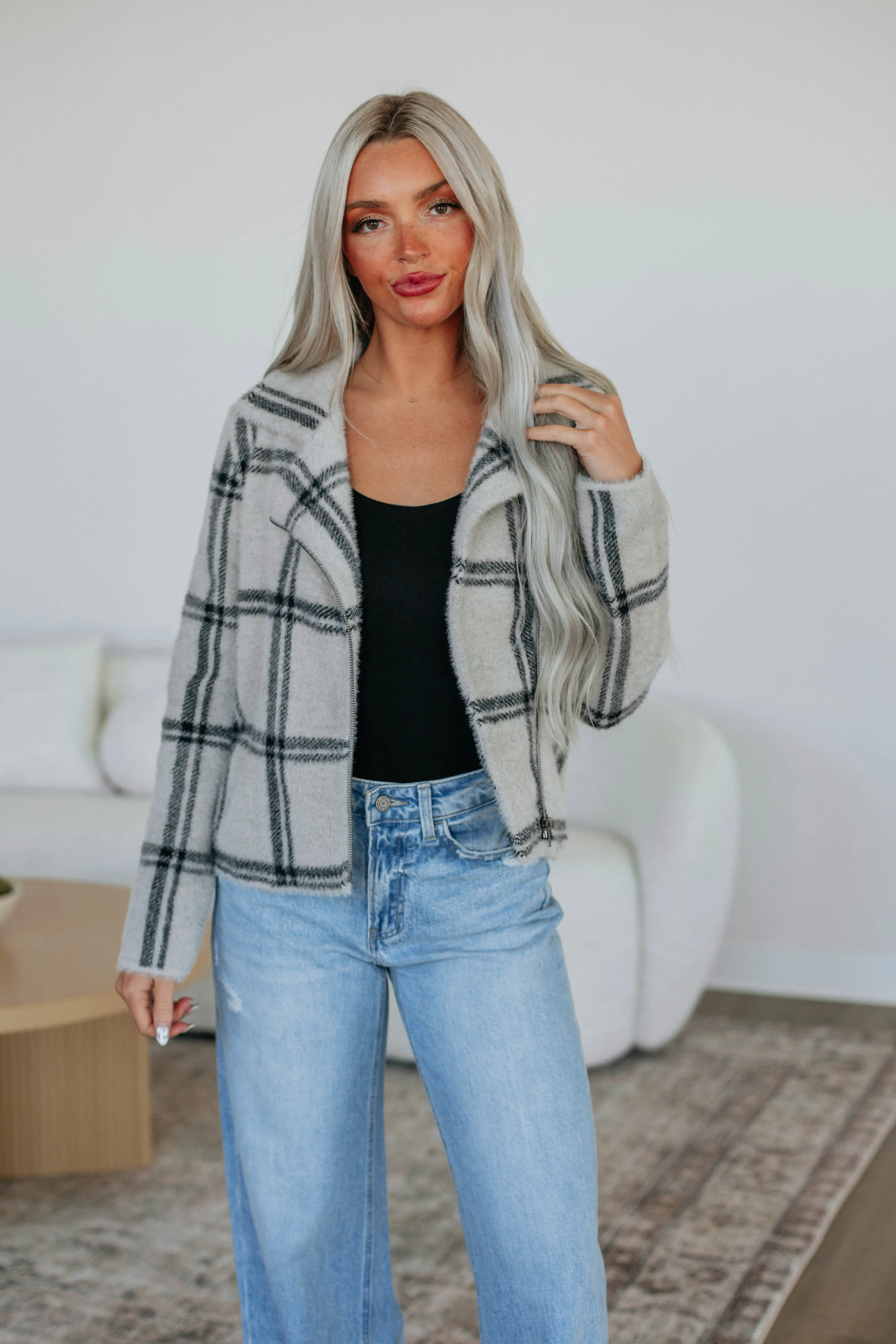 Rozell Plaid Jacket sold by Wild Oak Boutique product image thumbnail 3