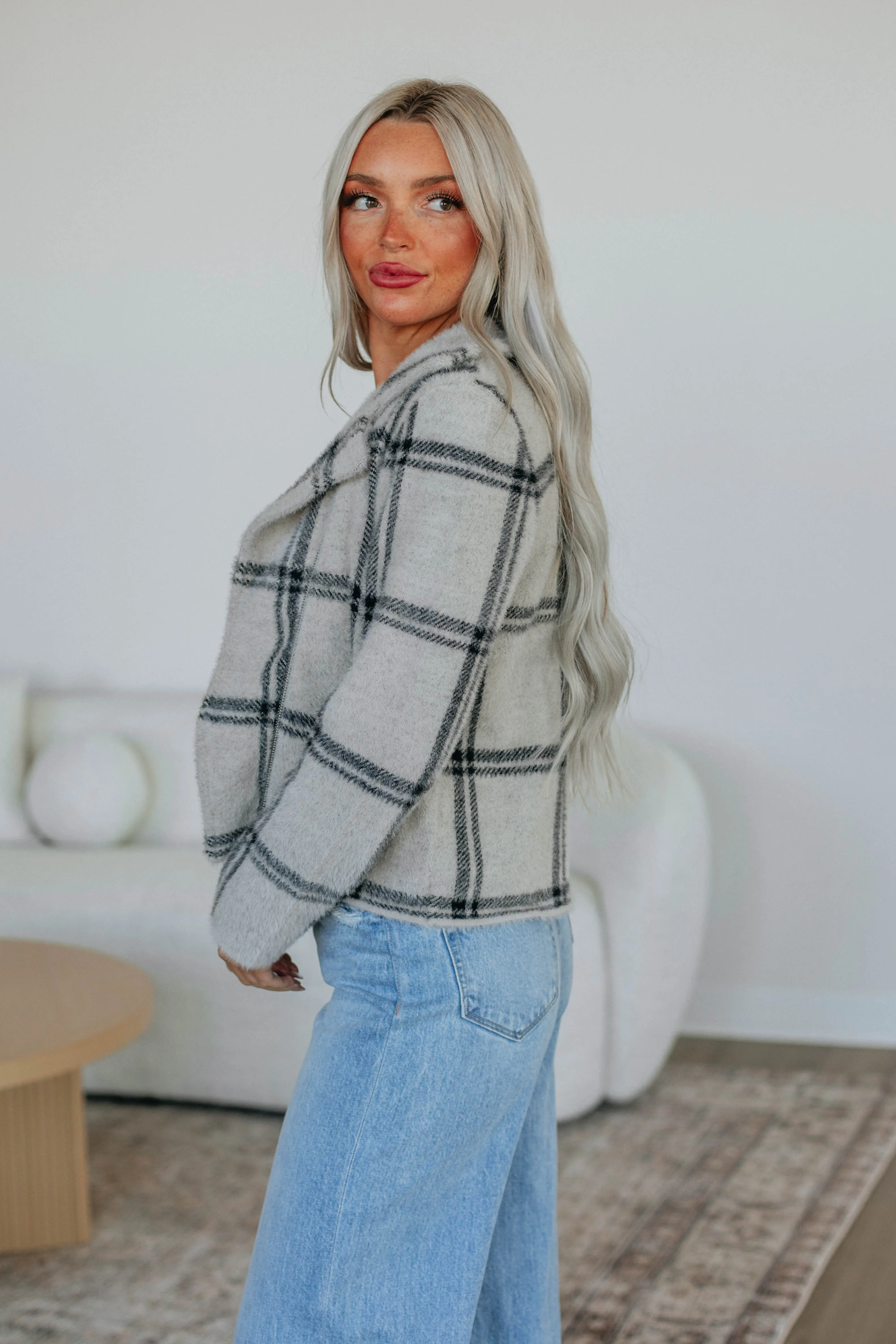 Rozell Plaid Jacket sold by Wild Oak Boutique product image thumbnail 5