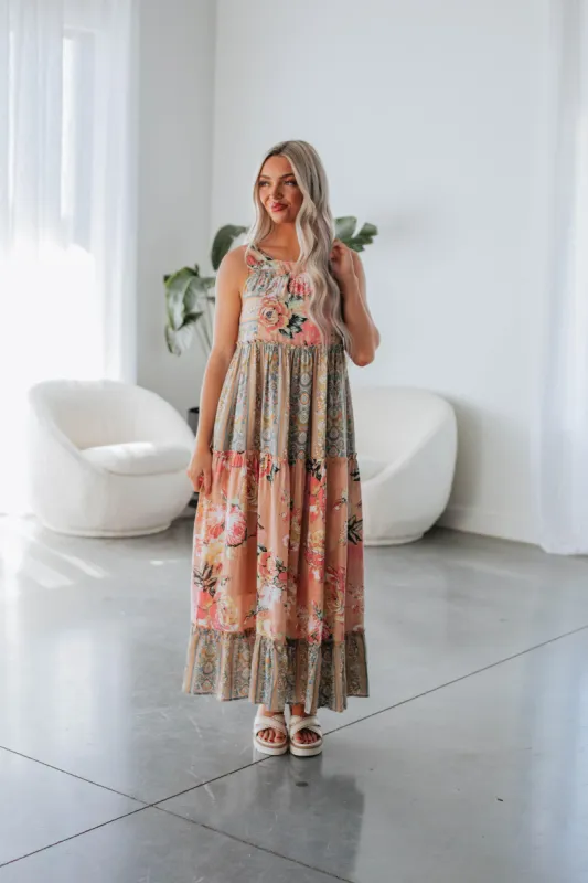 Boho Beauty Maxi Dress sold by Wild Oak Boutique