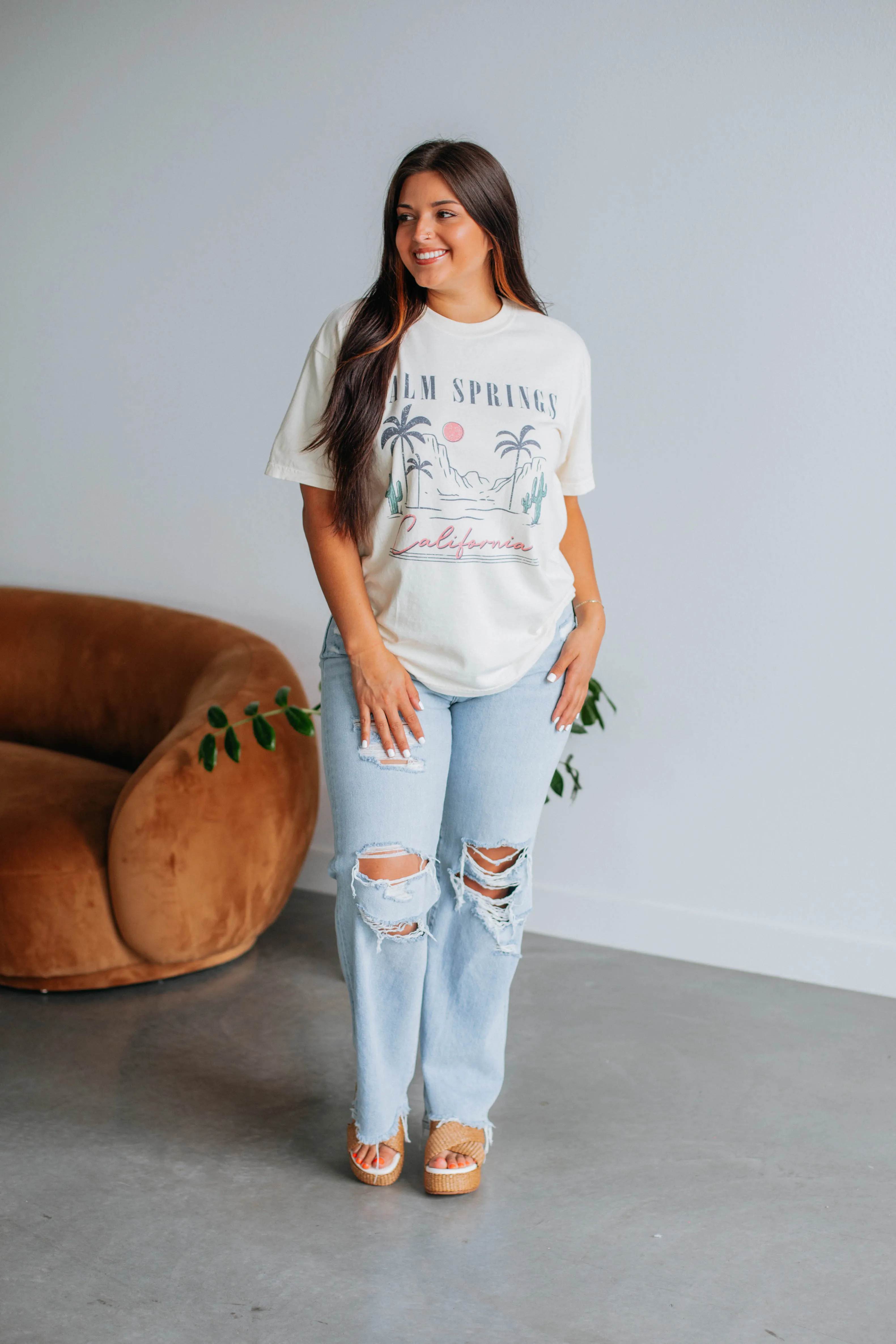 Palm Springs Graphic Tee sold by Wild Oak Boutique product image thumbnail 3