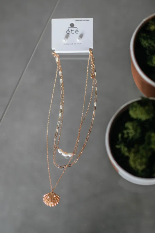 Elias Layered Necklace sold by Wild Oak Boutique