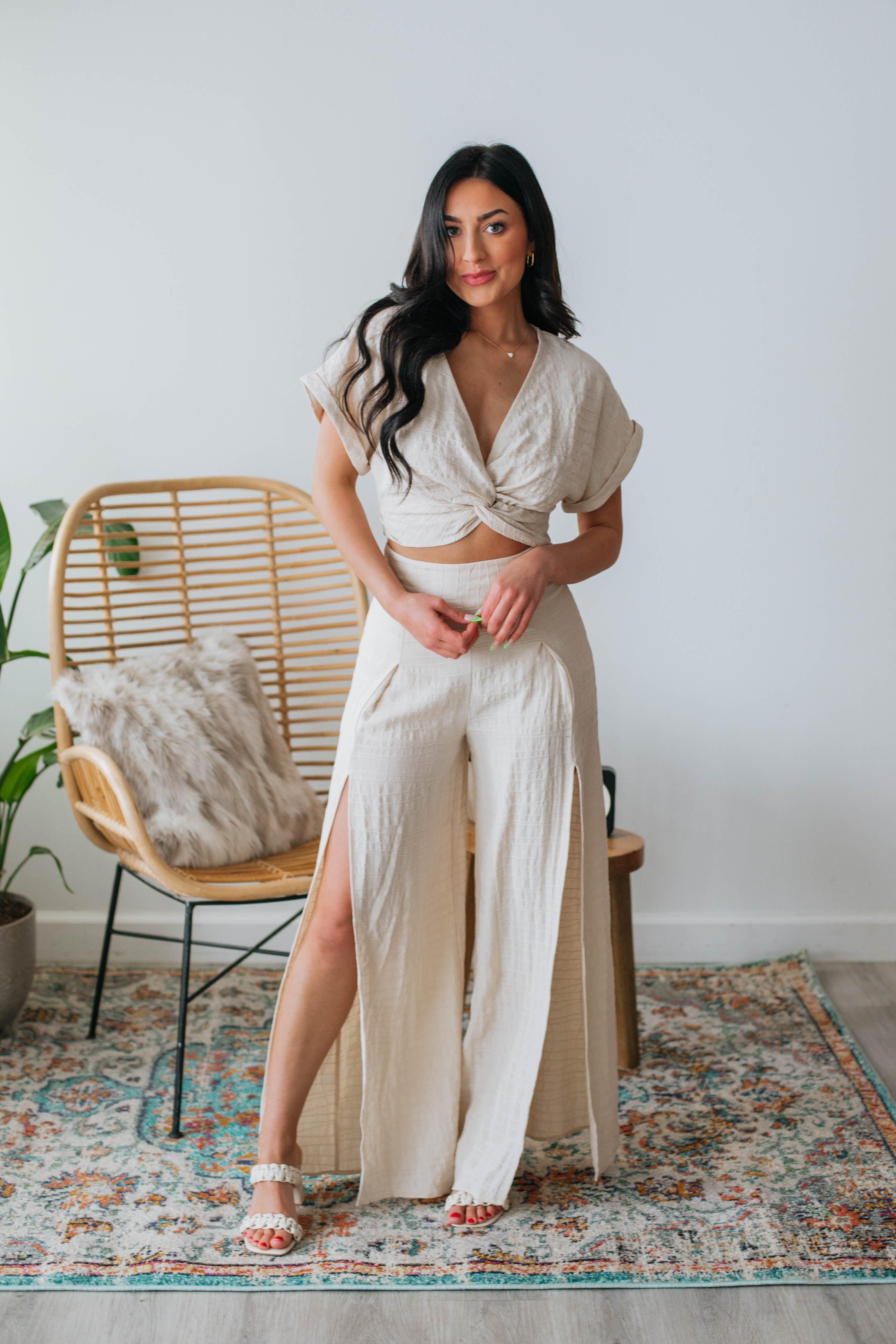 Milo Linen Top sold by Wild Oak Boutique product image thumbnail 2