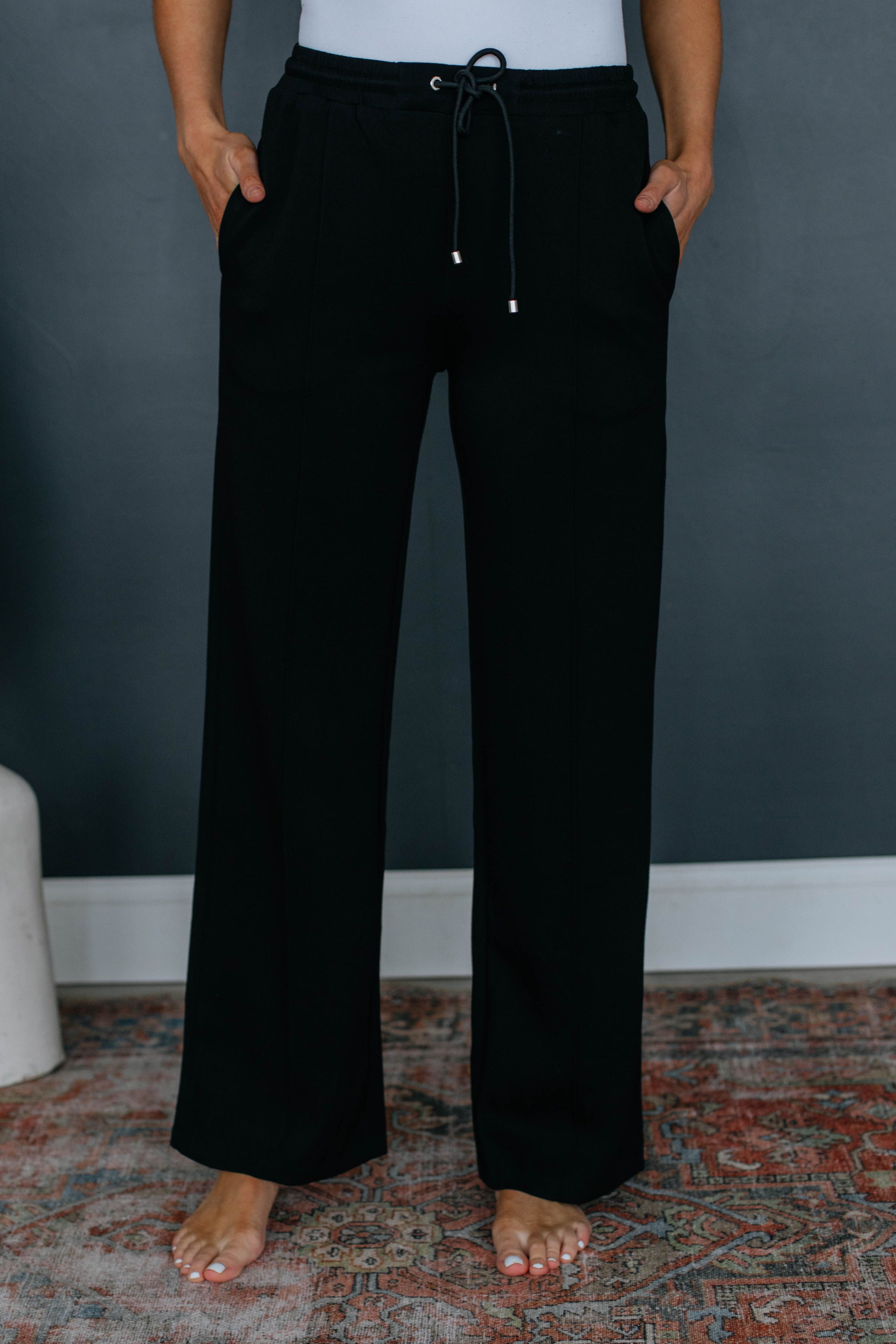 Lola Lounge Pants - Black sold by Wild Oak Boutique product image thumbnail 3