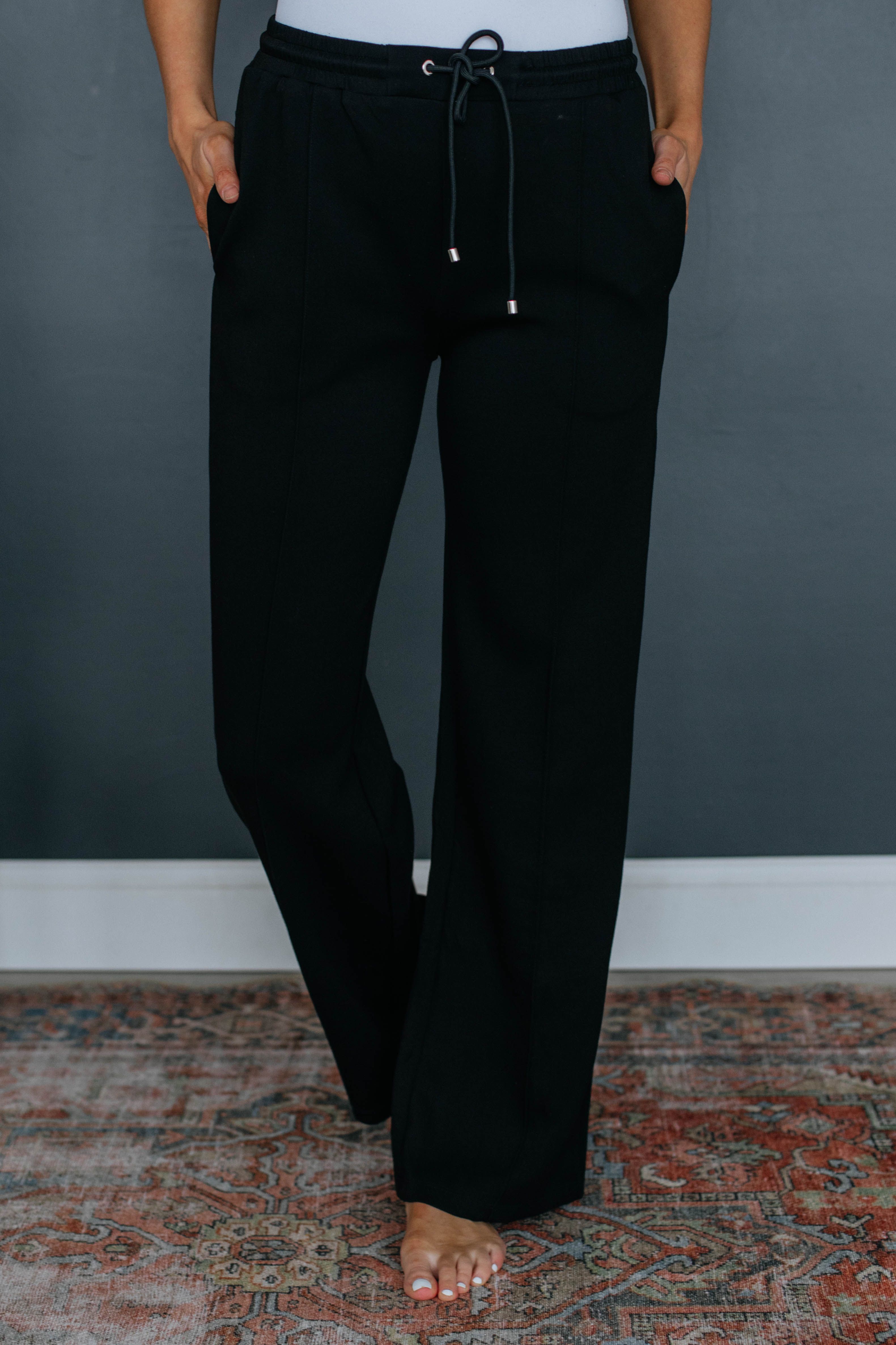 Lola Lounge Pants - Black sold by Wild Oak Boutique product image thumbnail 2