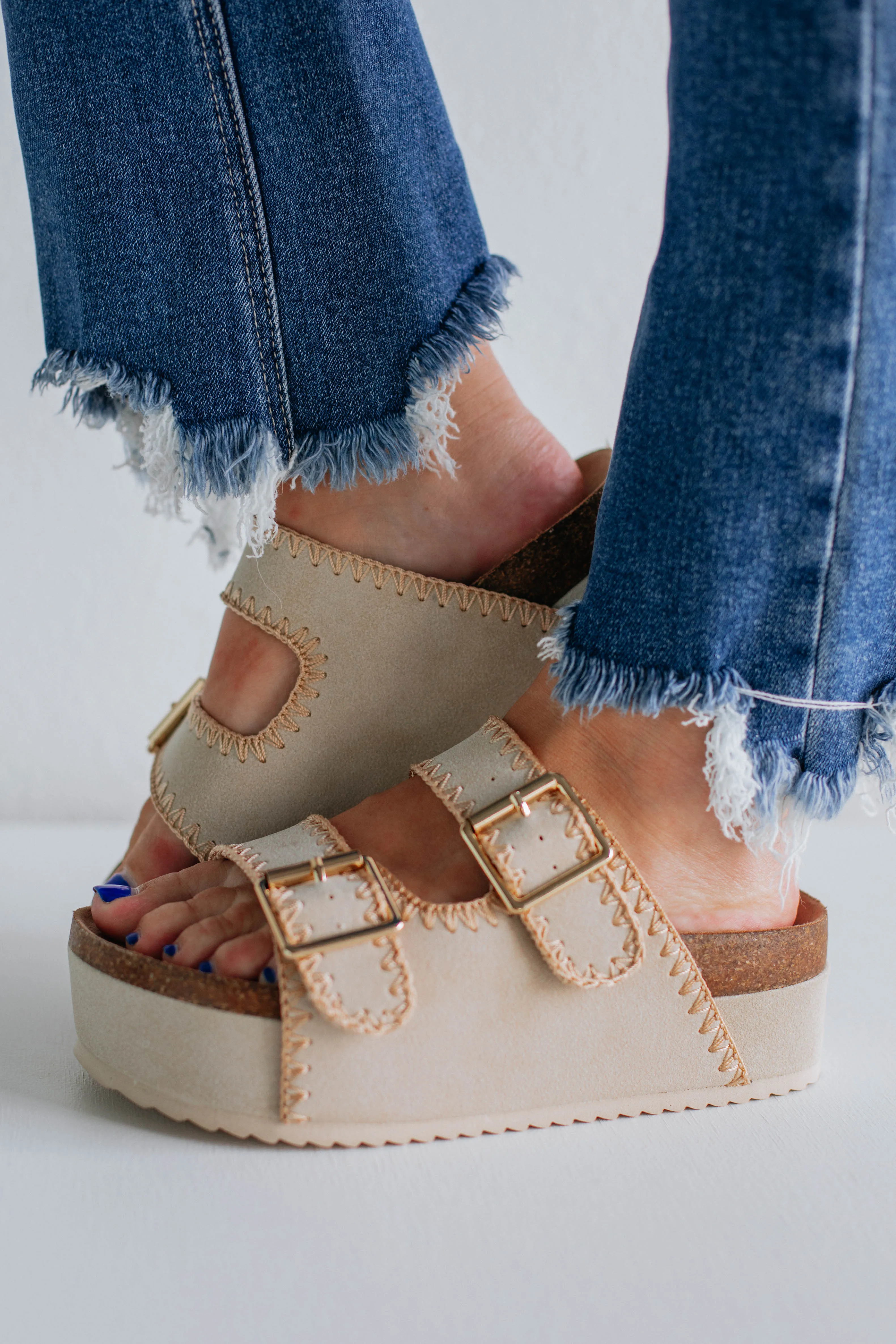 Showing Off Platform Sandals sold by Wild Oak Boutique product image thumbnail 4