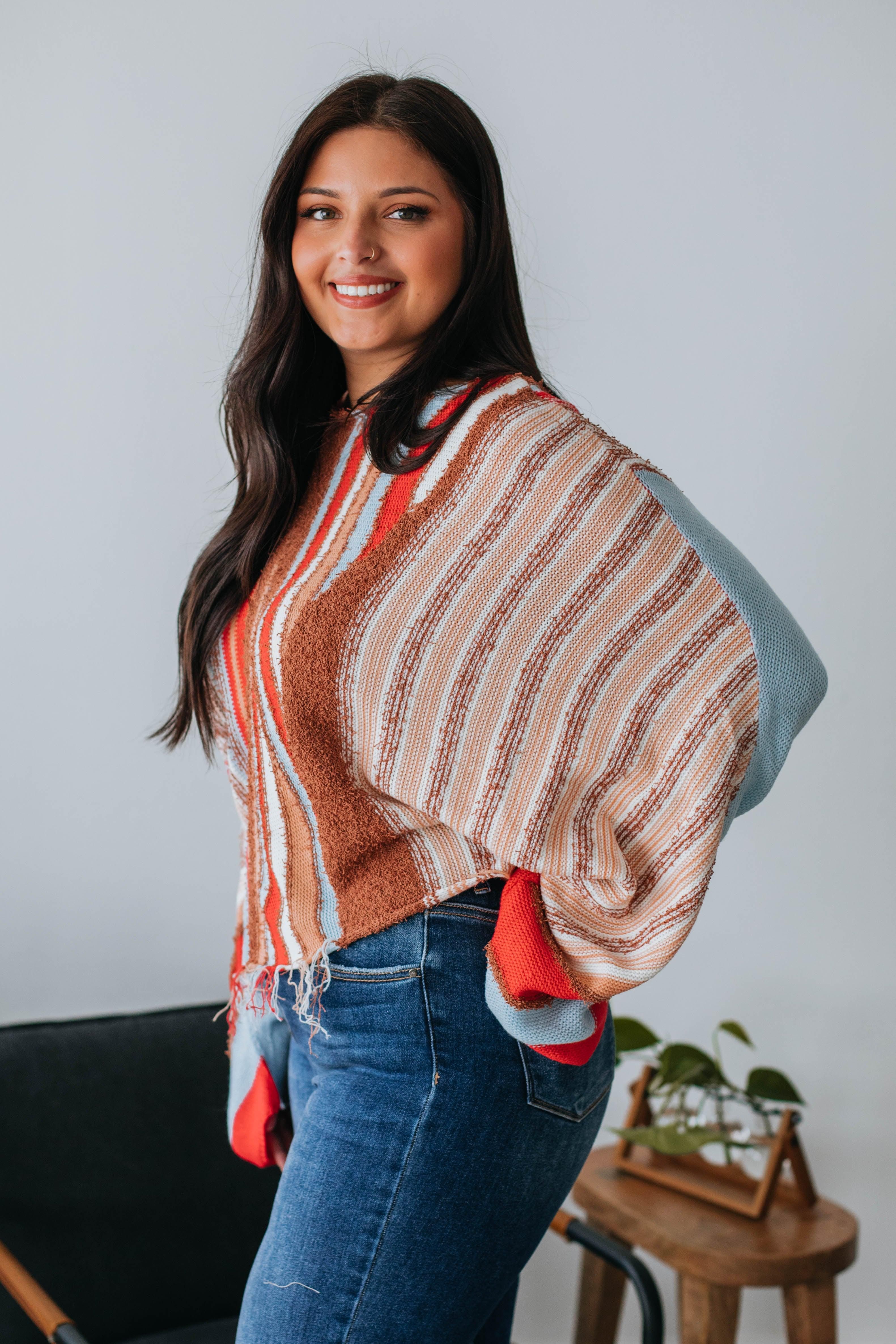 Ramia Striped Sweater sold by Wild Oak Boutique product image thumbnail 7