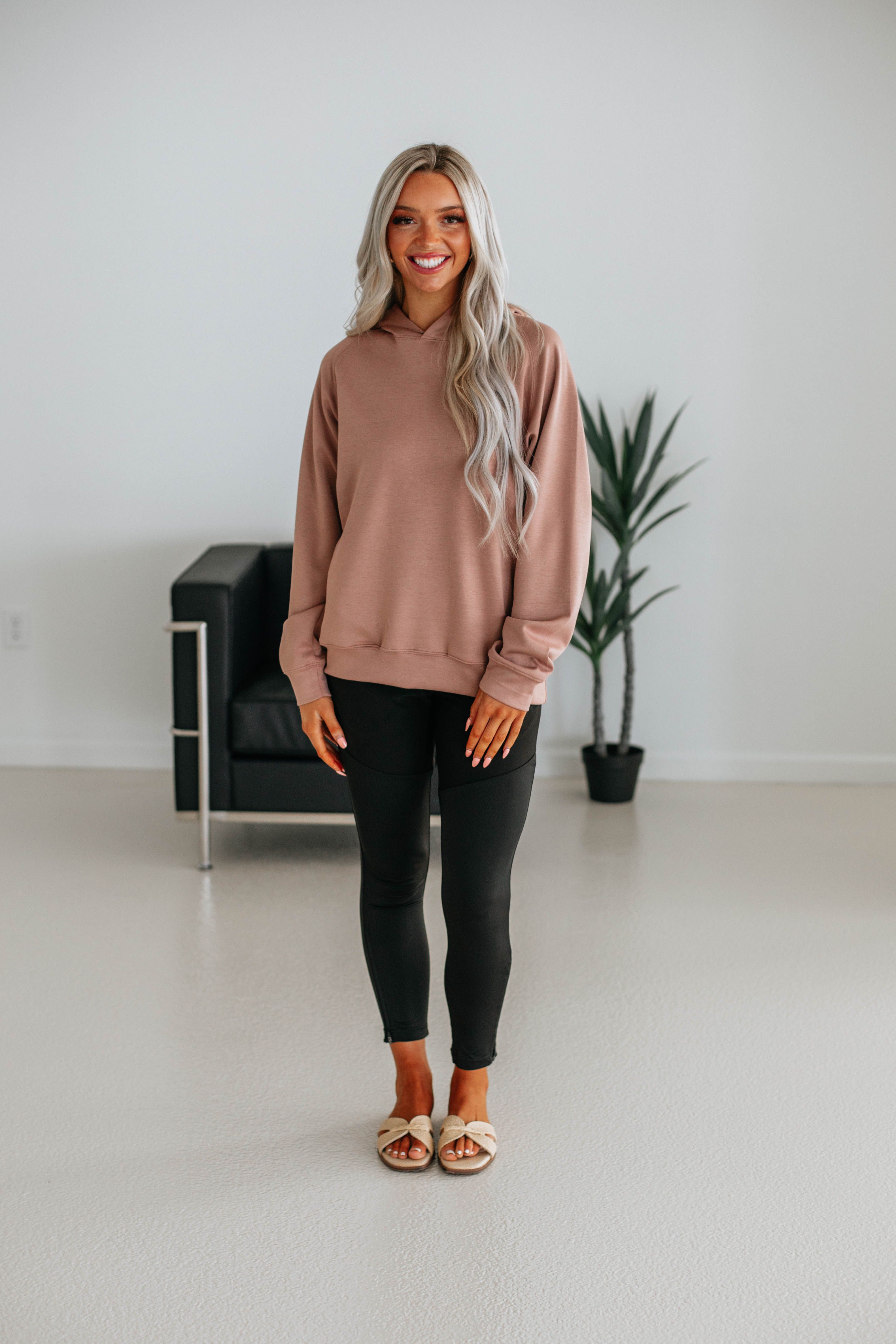 Daniella Hoodie - Rosewood sold by Wild Oak Boutique product image thumbnail 2