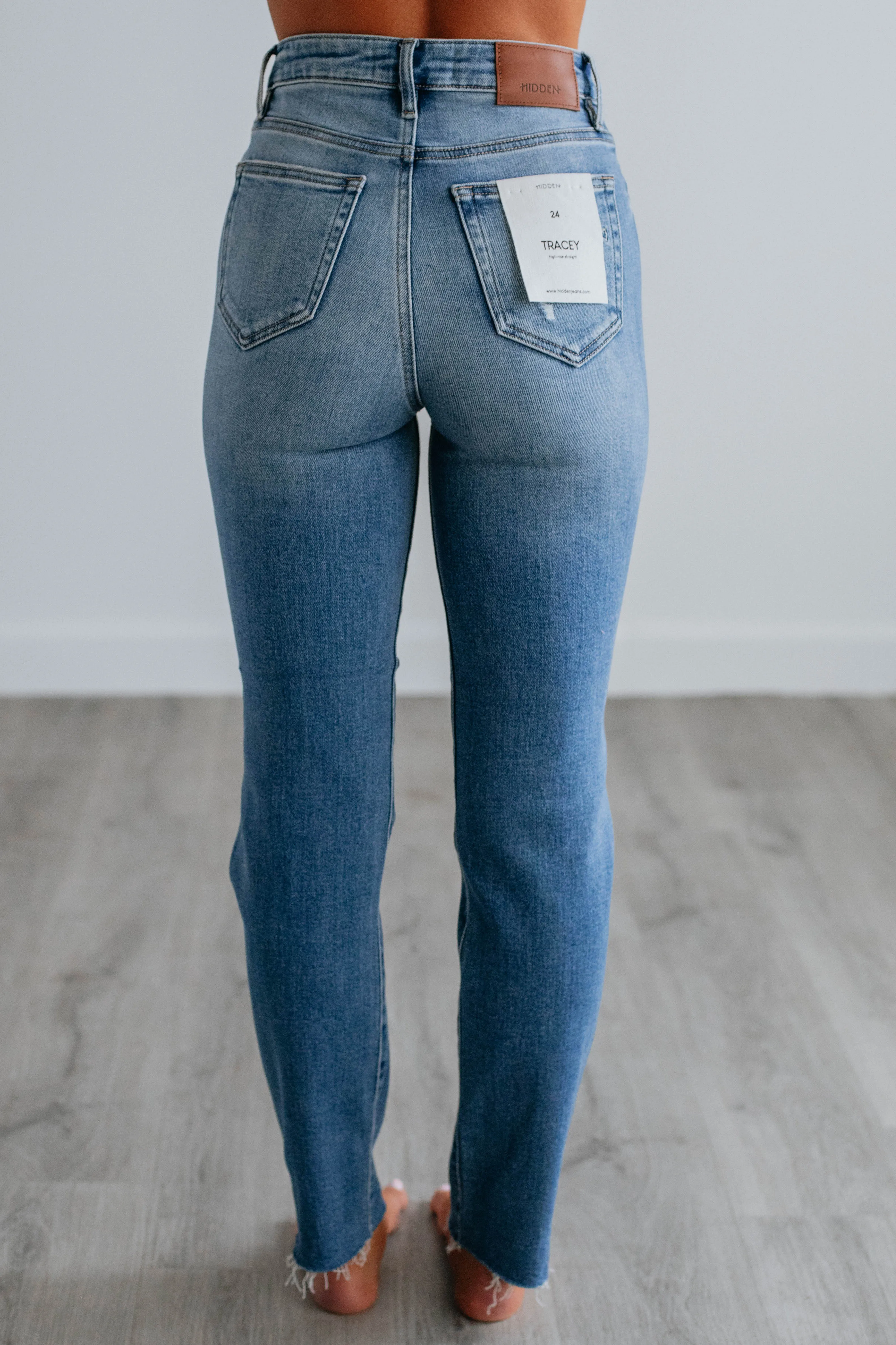 Tracey Hidden Jeans - Medium Wash sold by Wild Oak Boutique product image thumbnail 4