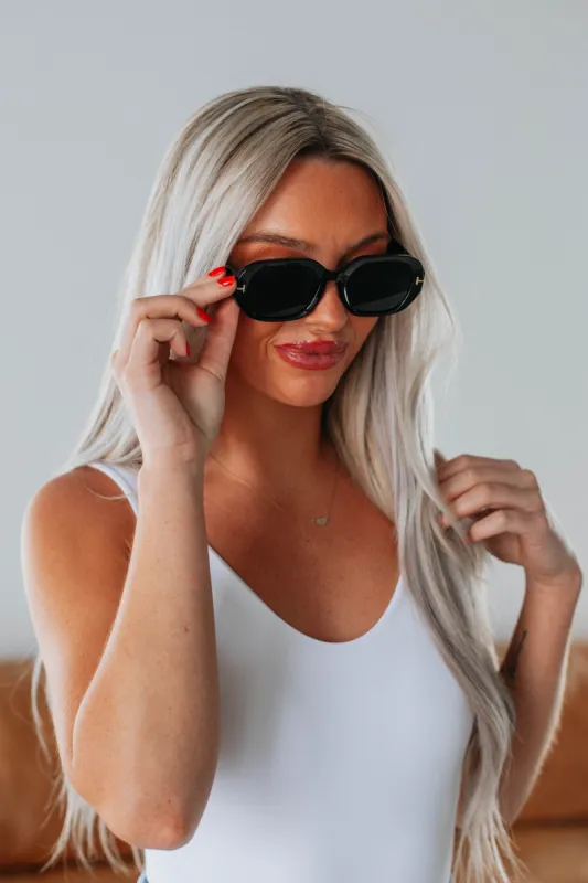 Bright Future Sunglasses - Black sold by Wild Oak Boutique