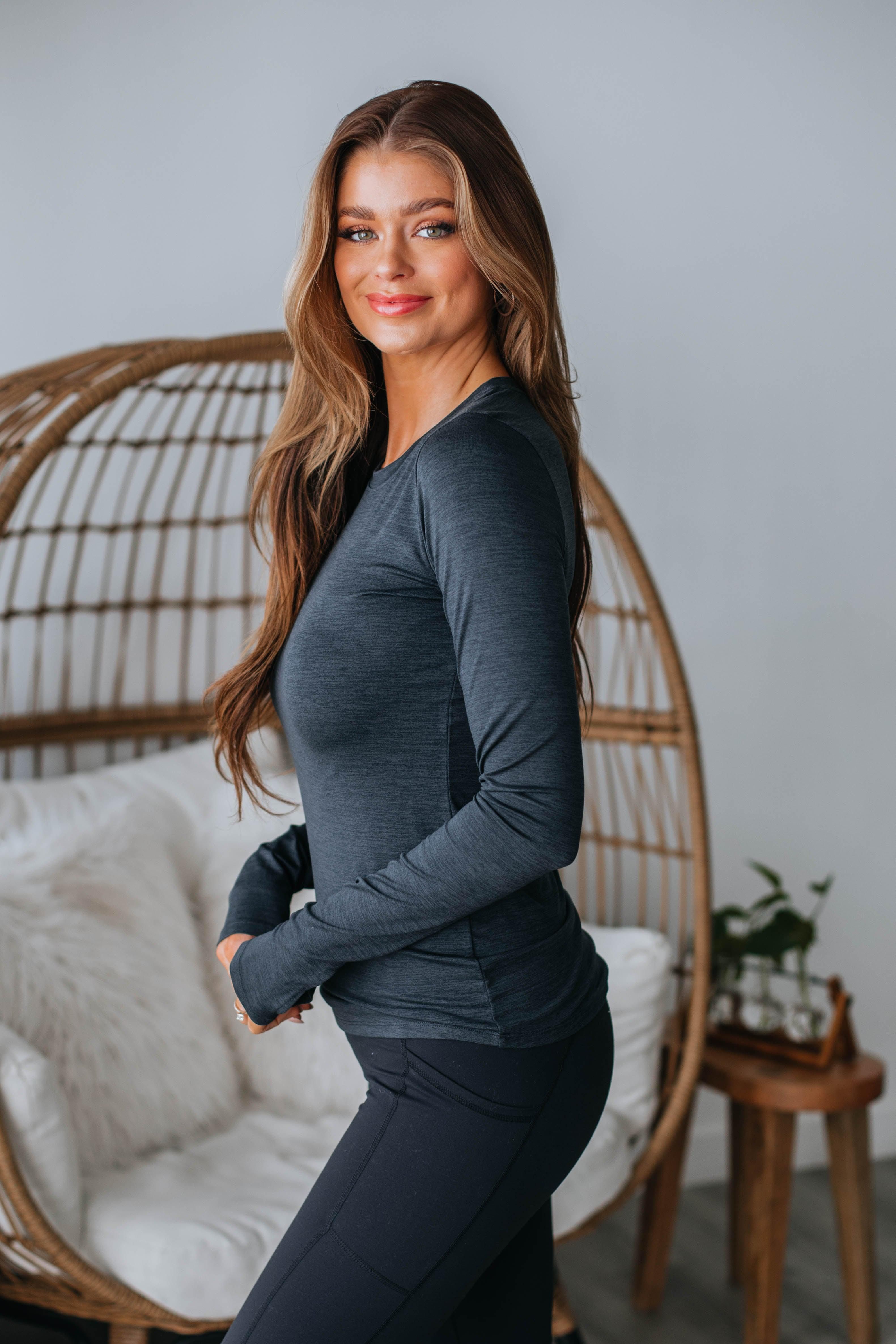 Devine Active Top - Black sold by Wild Oak Boutique product image thumbnail 3