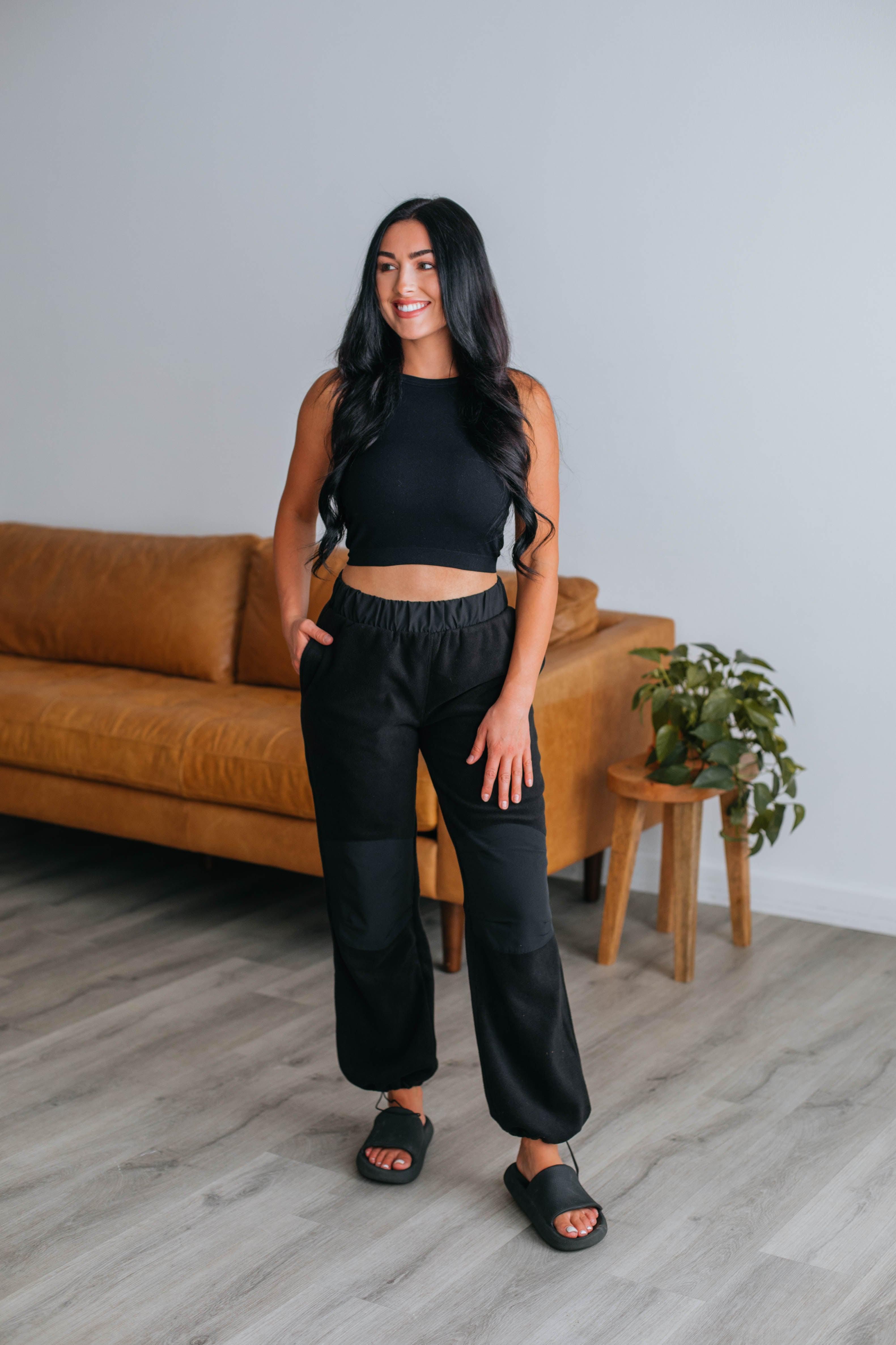 Ginny Fleece Lounge Pants sold by Wild Oak Boutique product image thumbnail 2