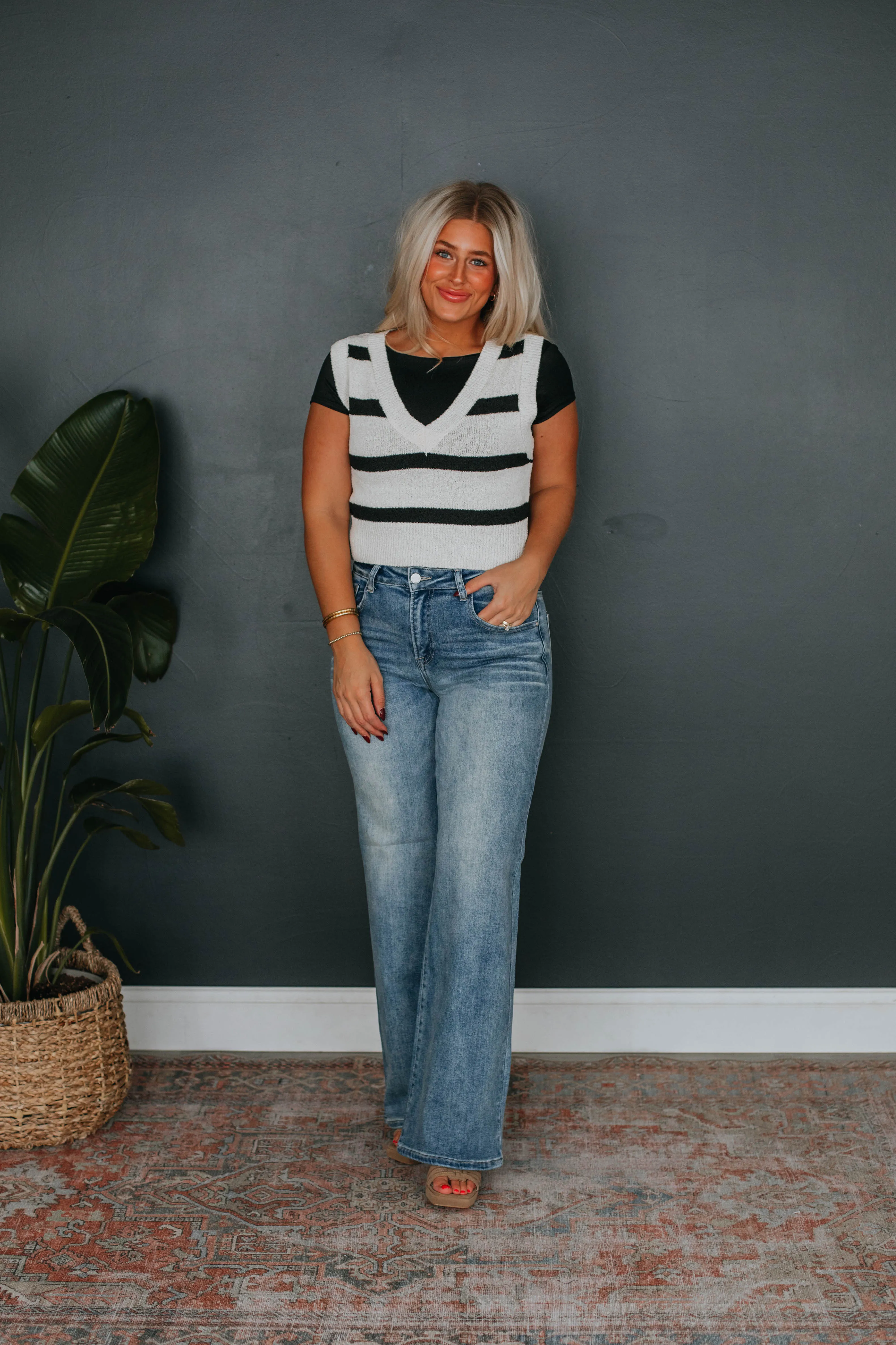 Cobie Sweater Vest - Cream Mix sold by Wild Oak Boutique product image thumbnail 5