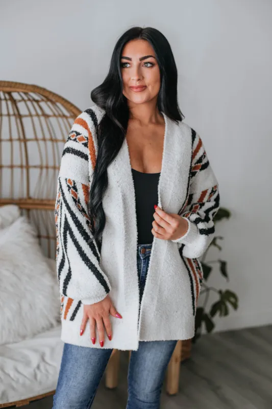 Cece Printed Cardigan sold by Wild Oak Boutique