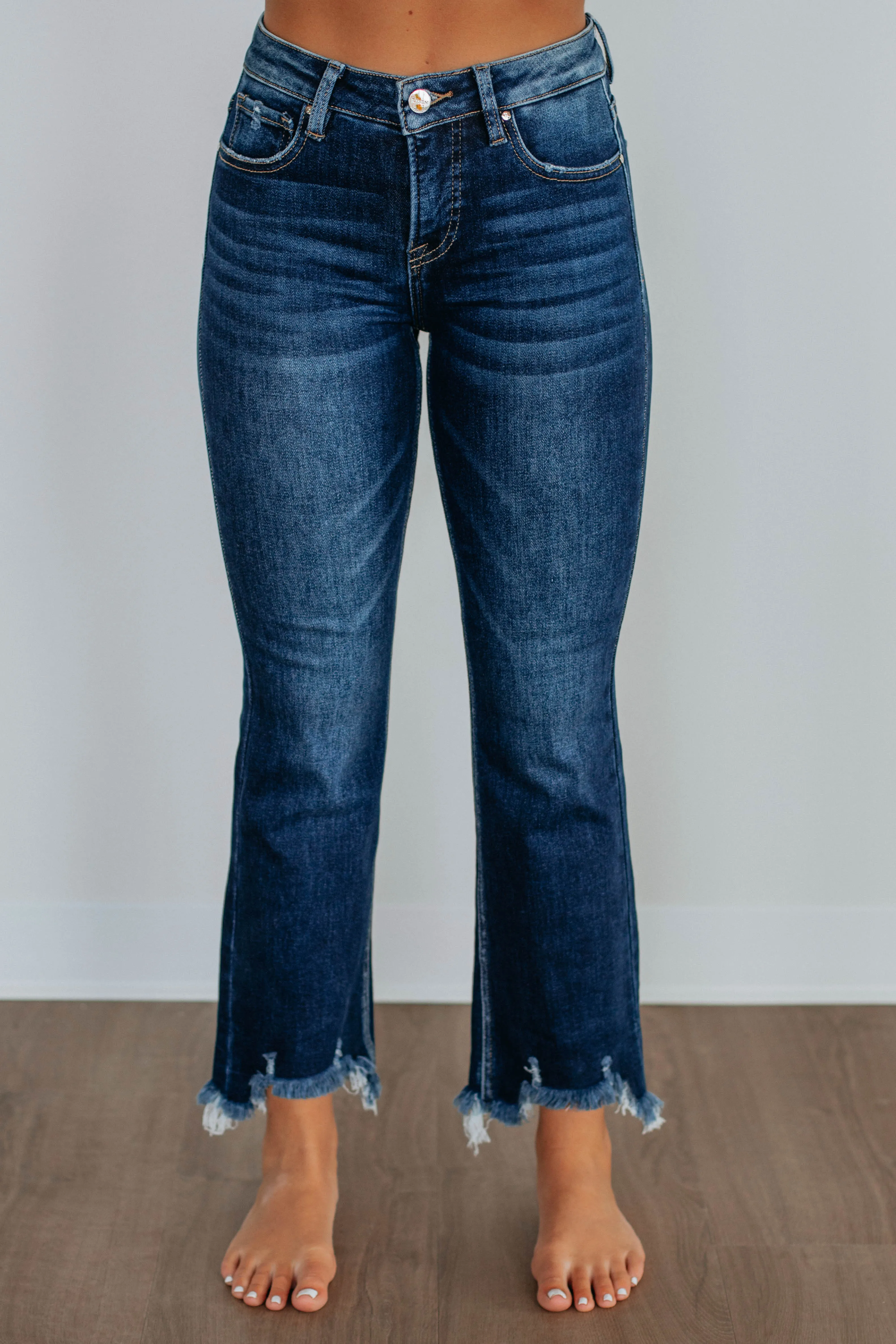 Neona Risen Jeans - Deep Blue sold by Wild Oak Boutique product image thumbnail 4