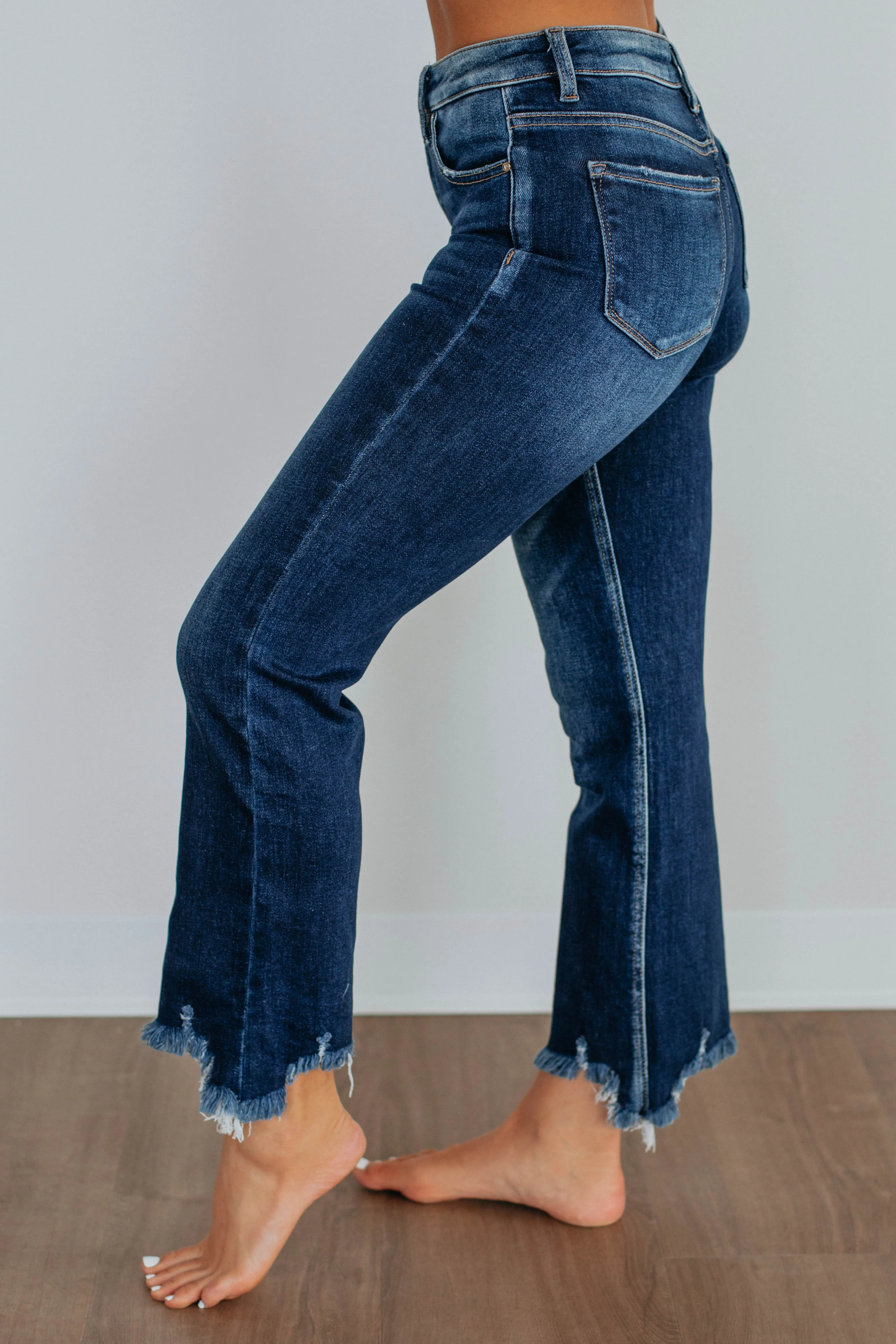 Neona Risen Jeans - Deep Blue sold by Wild Oak Boutique product image thumbnail 3