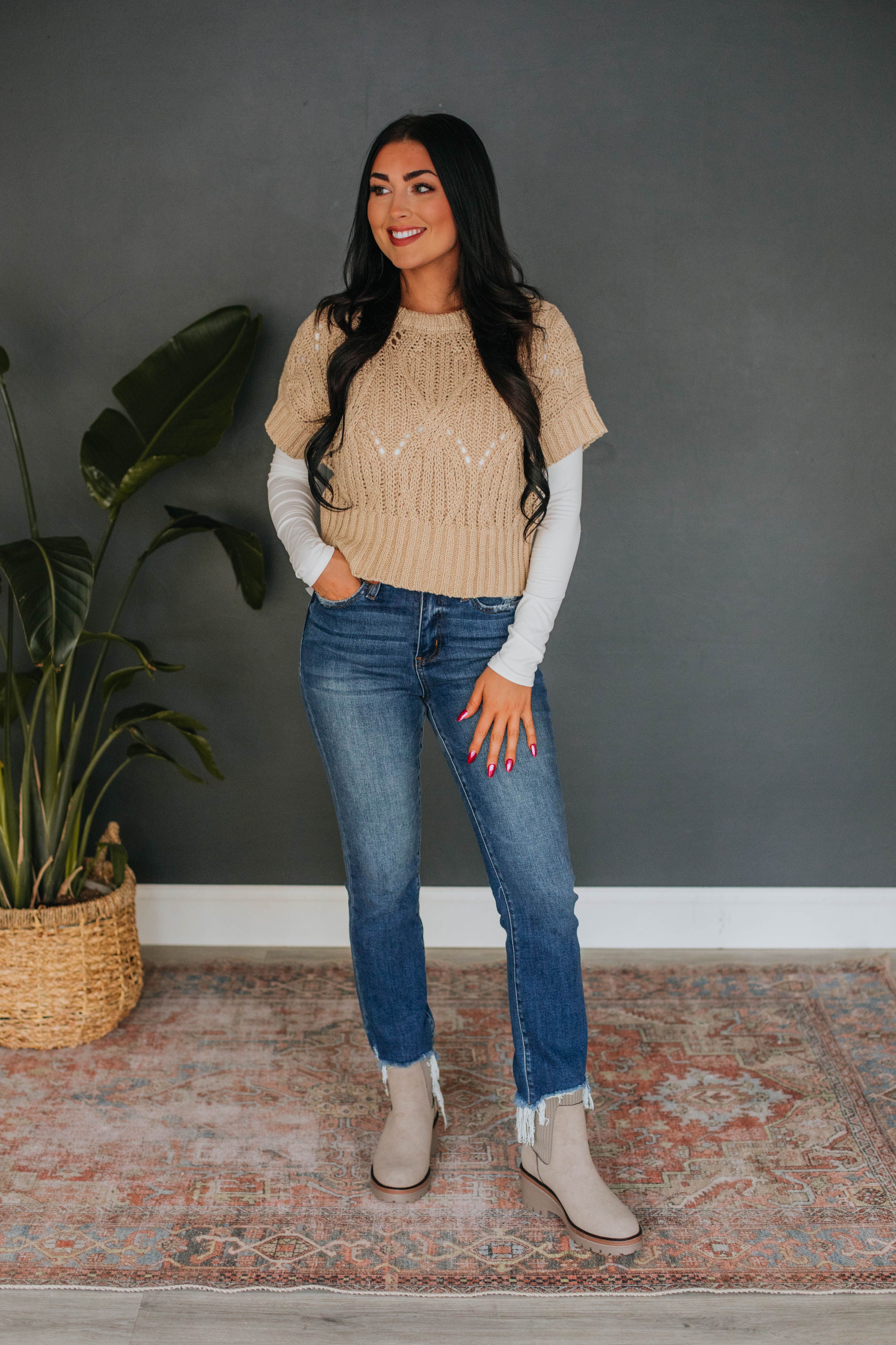 Sabine Crochet Top sold by Wild Oak Boutique product image thumbnail 3