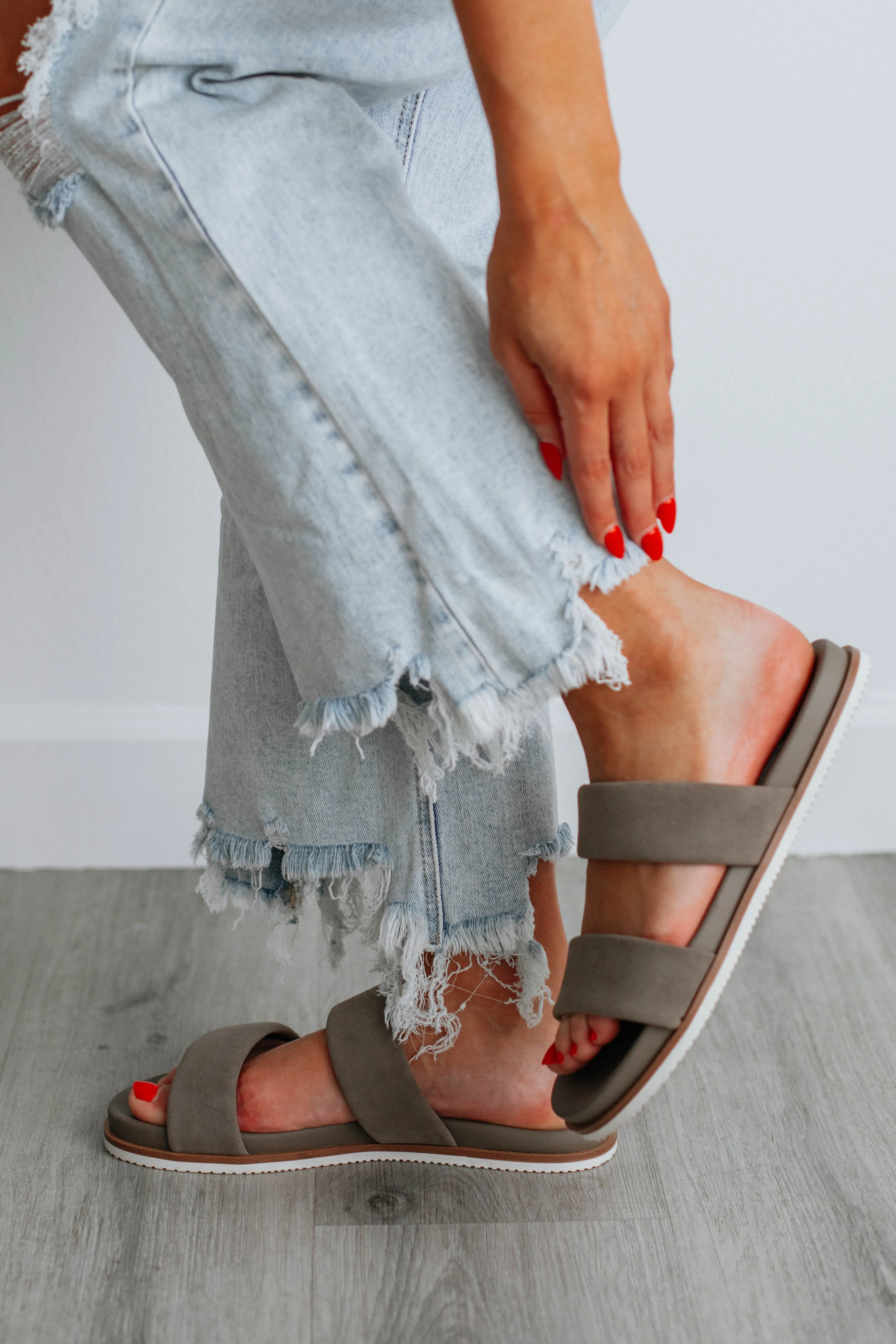 Word On The Street Sandals - Mocha sold by Wild Oak Boutique