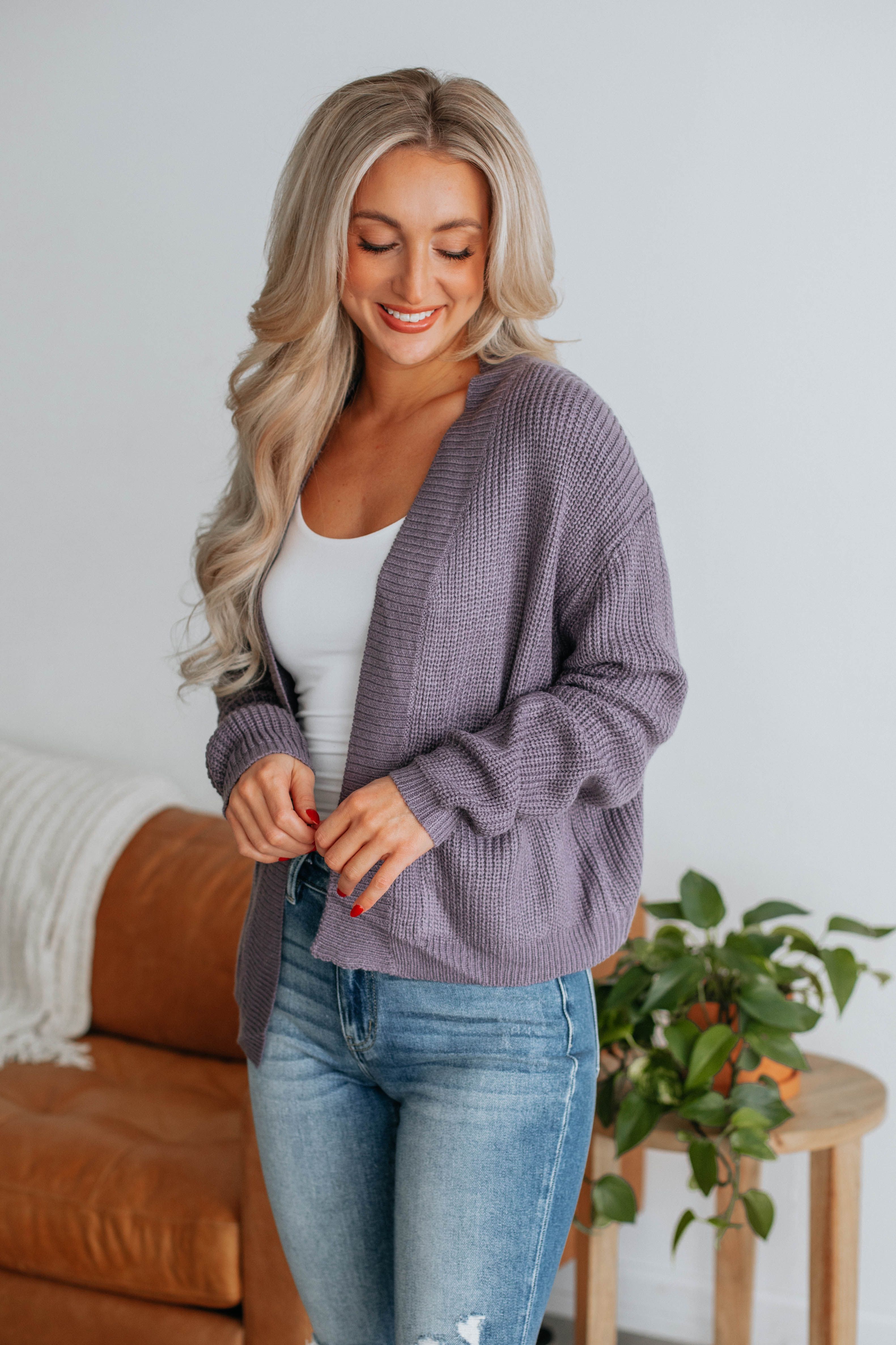 Mariana Cardigan - Smoke sold by Wild Oak Boutique product image thumbnail 5