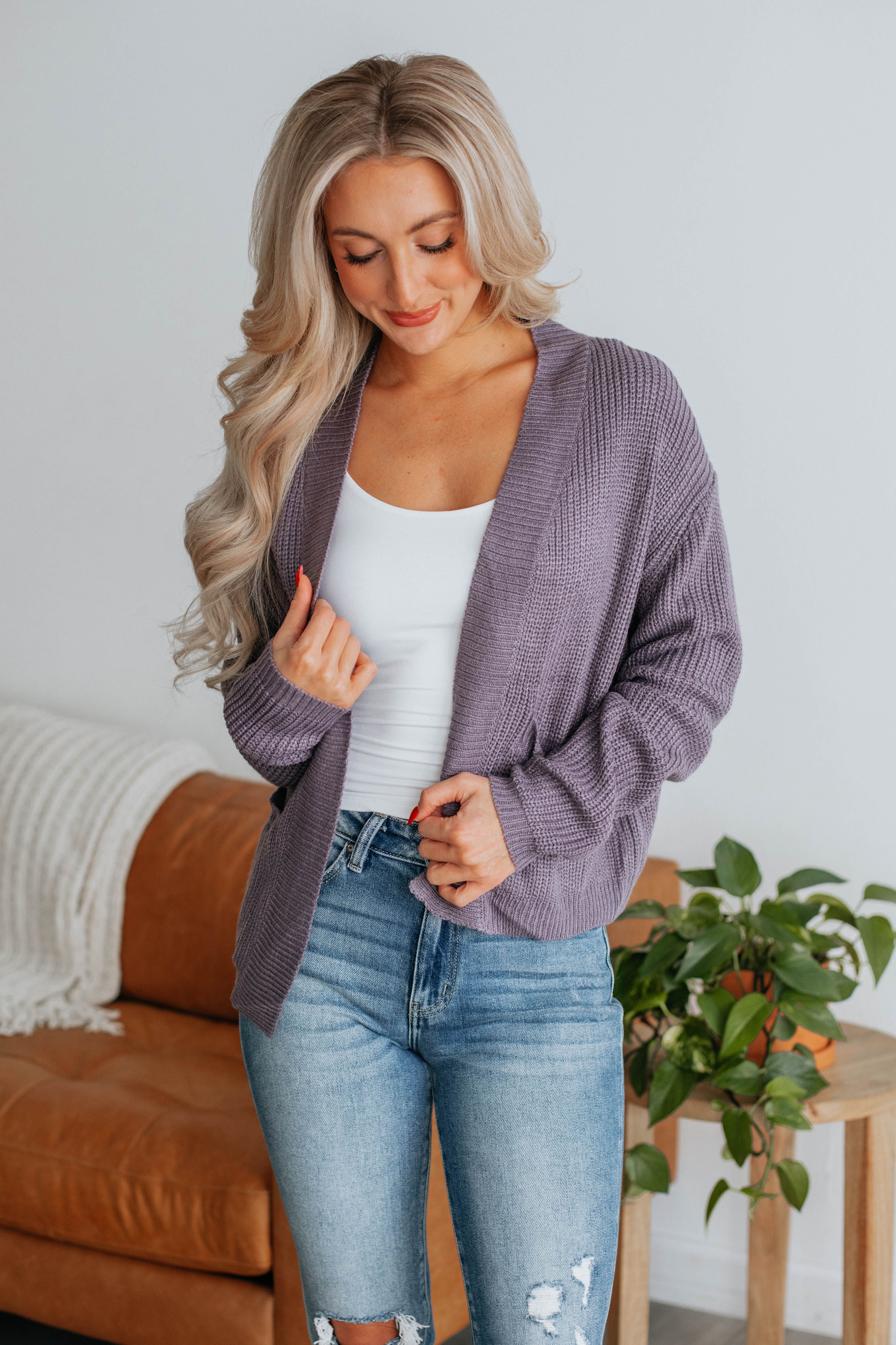 Mariana Cardigan - Smoke sold by Wild Oak Boutique product image thumbnail 4