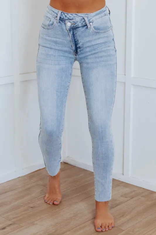 Luisa Risen Jeans - Light Wash sold by Wild Oak Boutique