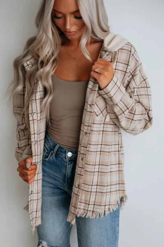 Serene Flannel Shacket sold by Wild Oak Boutique
