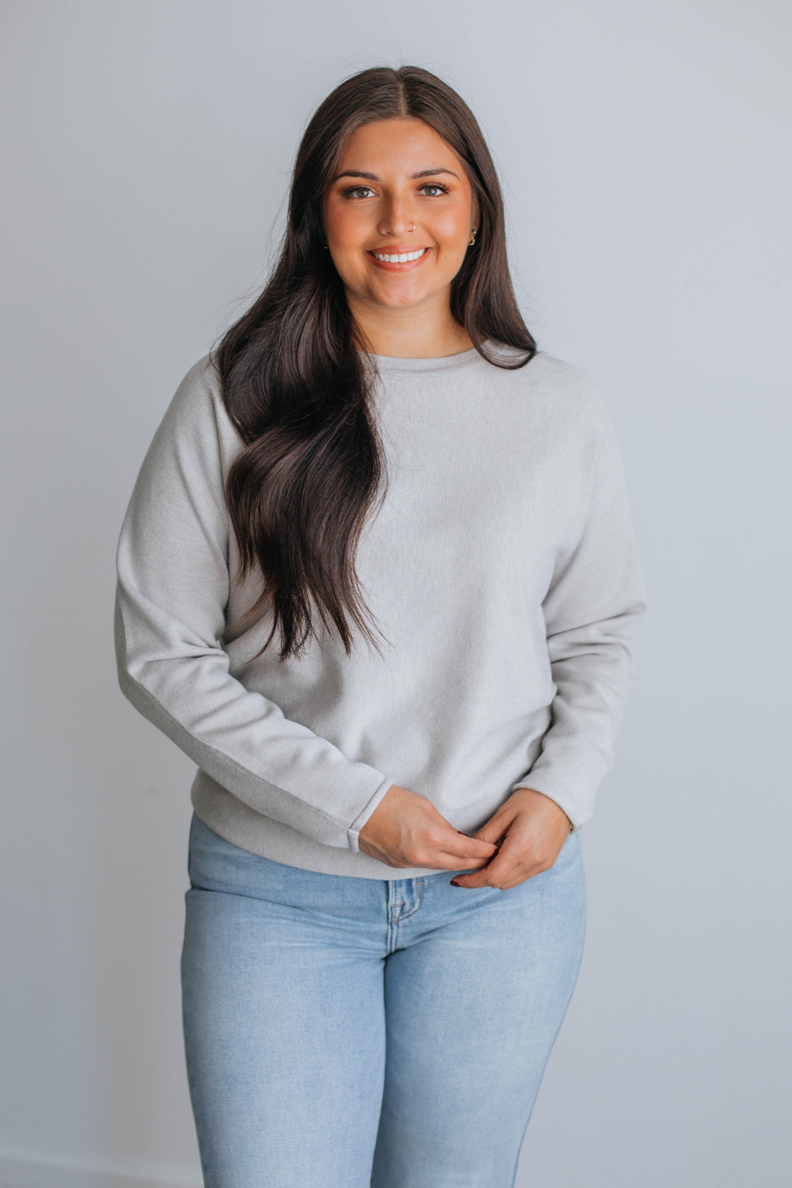 Brylee Lightweight Sweater - Stone sold by Wild Oak Boutique product image thumbnail 4