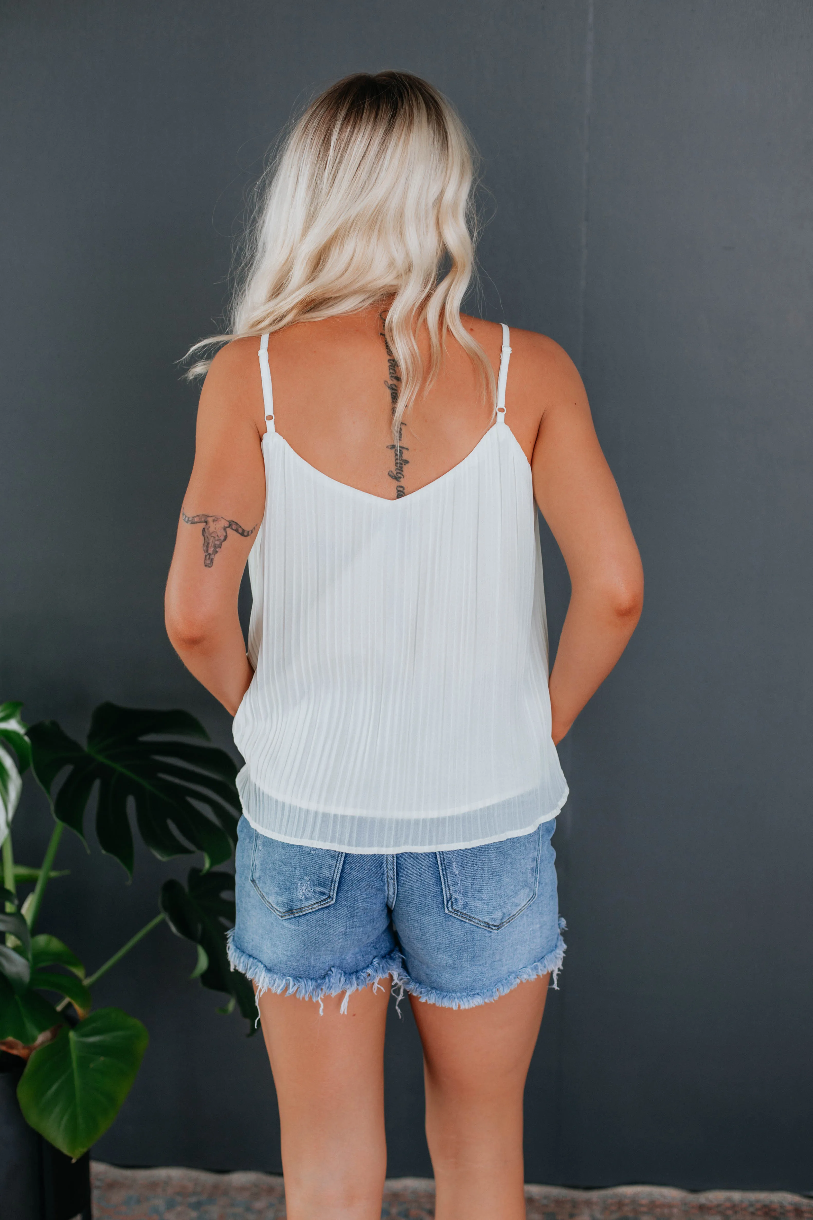 Gaelle Tank - Cream sold by Wild Oak Boutique product image thumbnail 4