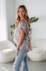 Tris Floral Top sold by Wild Oak Boutique