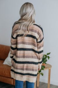 Azai Striped Cardigan sold by Wild Oak Boutique