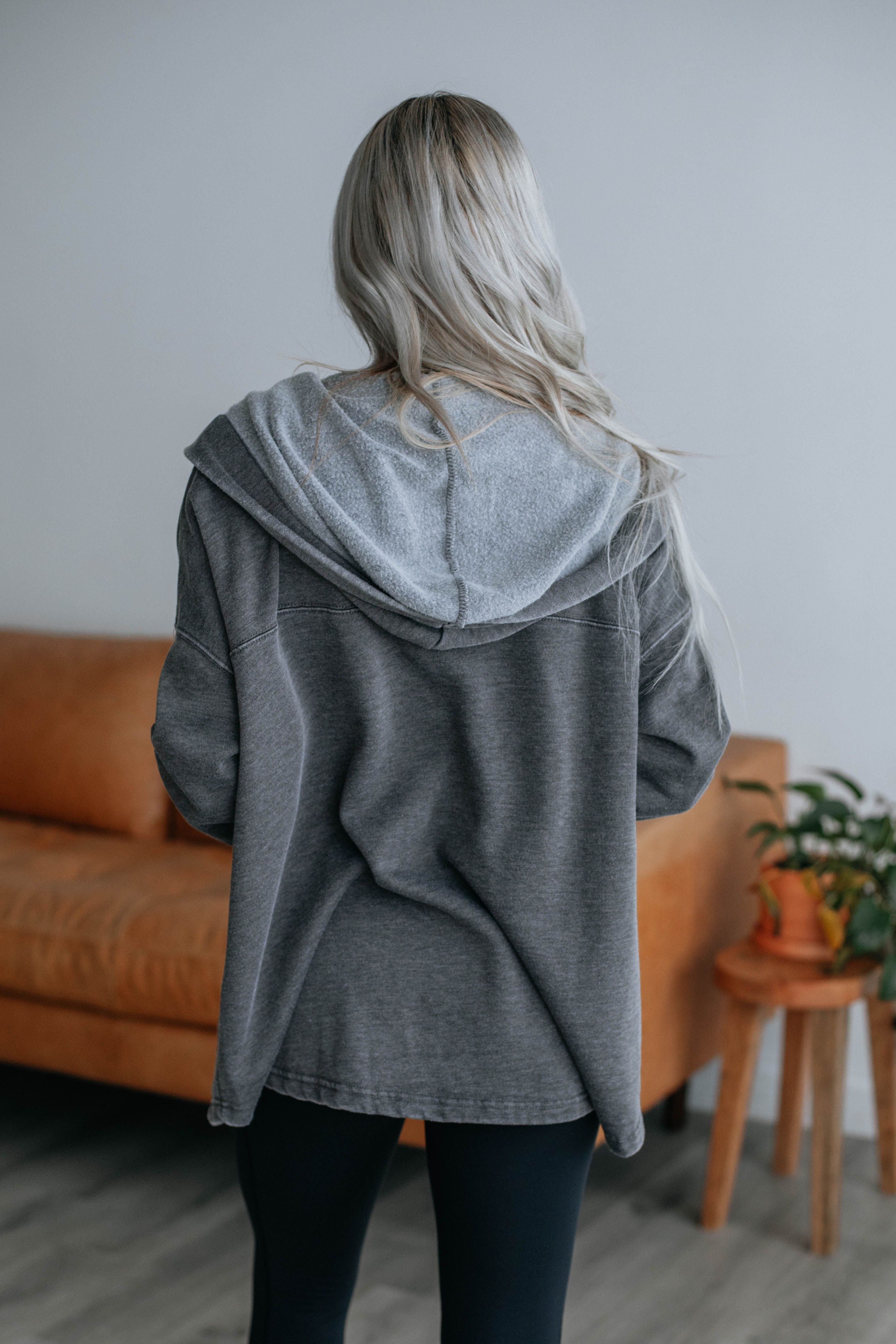 Graham Cardigan - Charcoal sold by Wild Oak Boutique product image thumbnail 5